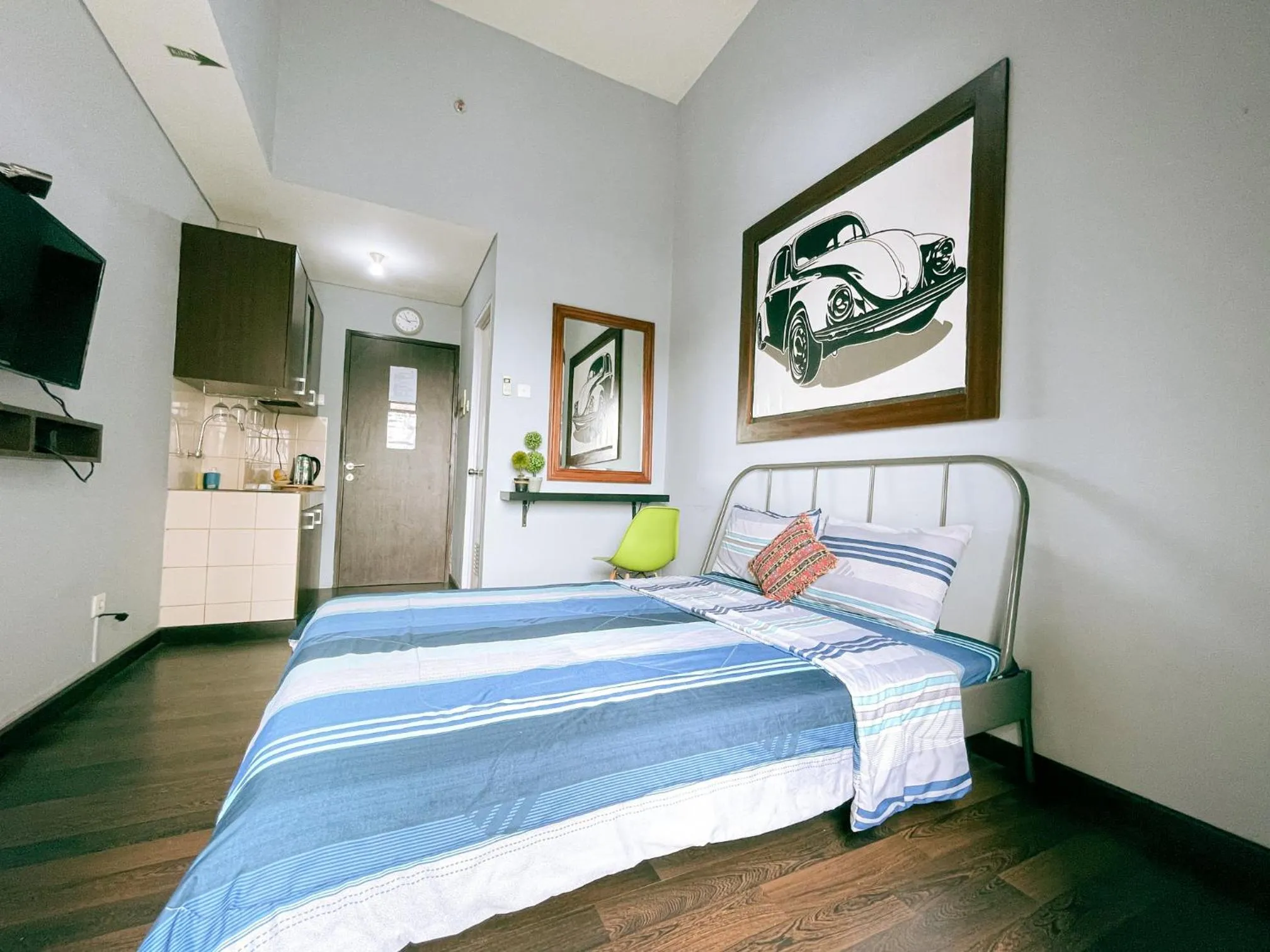 Bed in The Satu Stay - Apartemen SGV