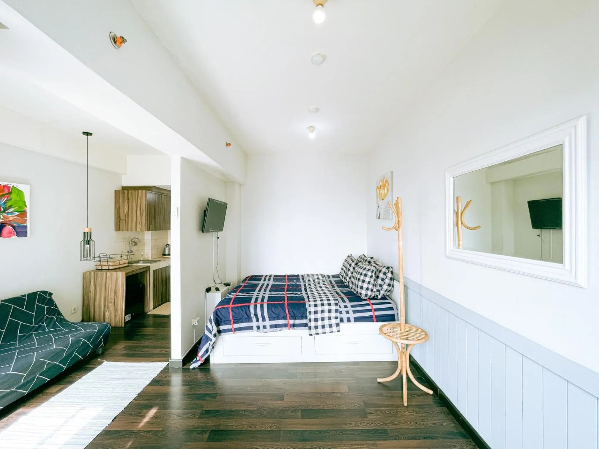 Bed in The Satu Stay - Apartemen SGV