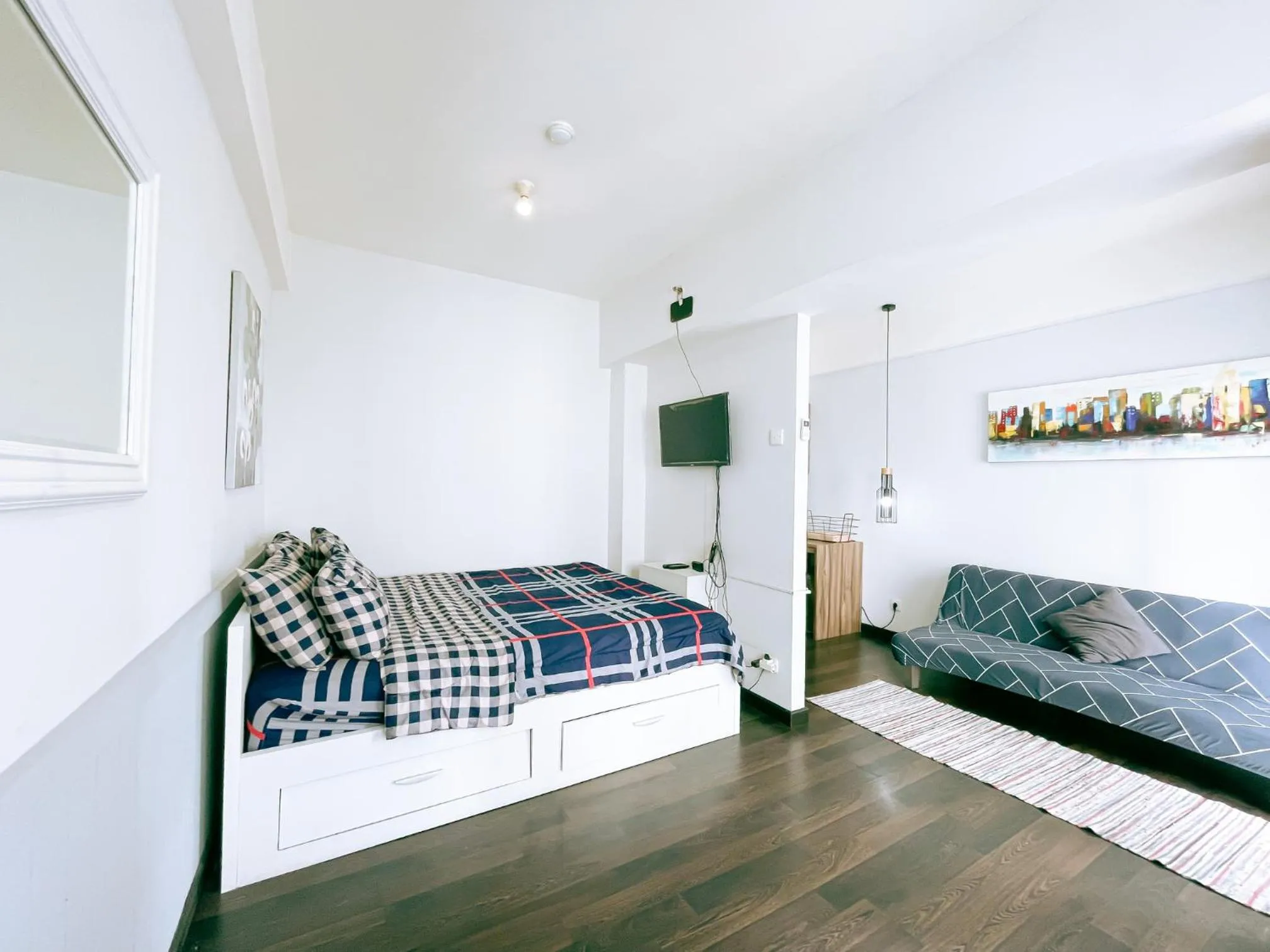 Bed in The Satu Stay - Apartemen SGV