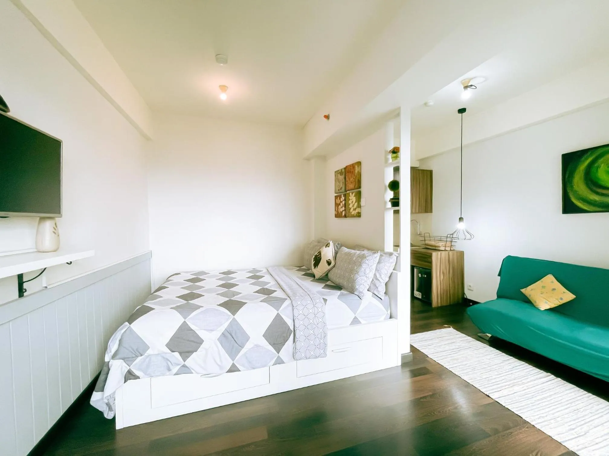 Bed in The Satu Stay - Apartemen SGV