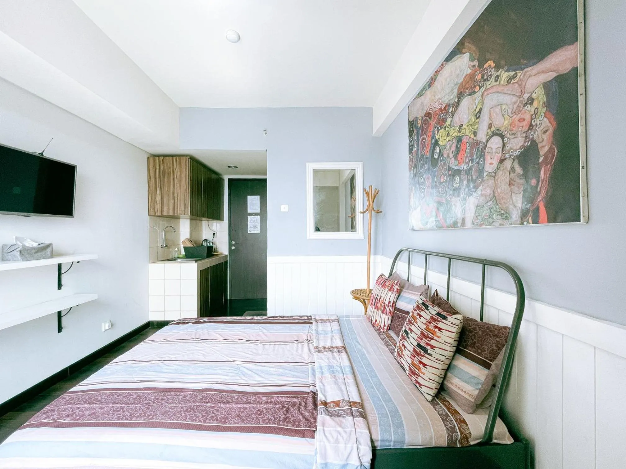 Bed in The Satu Stay - Apartemen SGV