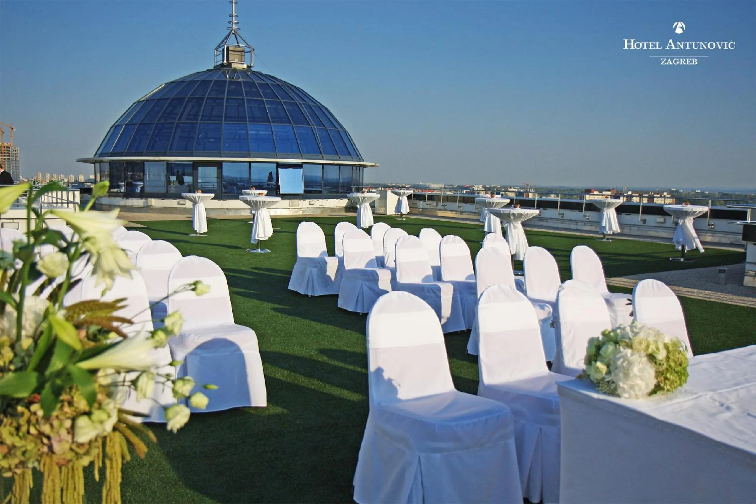 Balcony/Terrace in Hotel Antunovic Zagreb