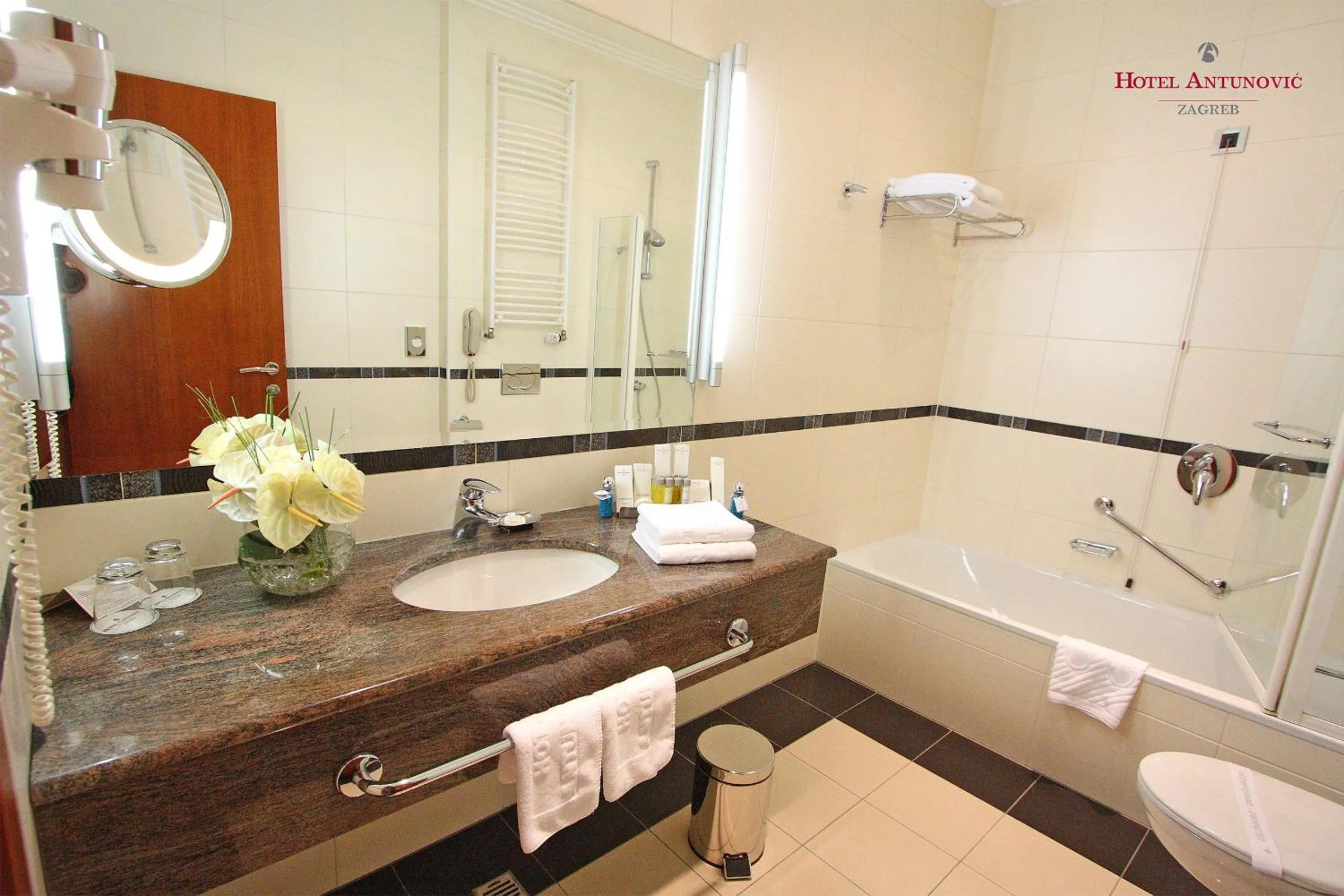 Bathroom in Hotel Antunovic Zagreb