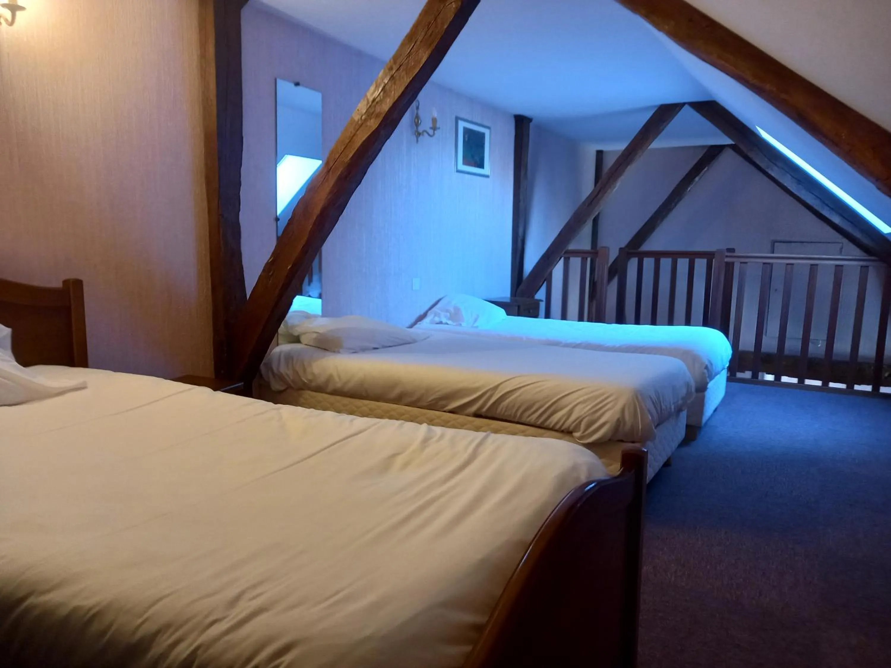 Bed in Hôtel des Cymaises