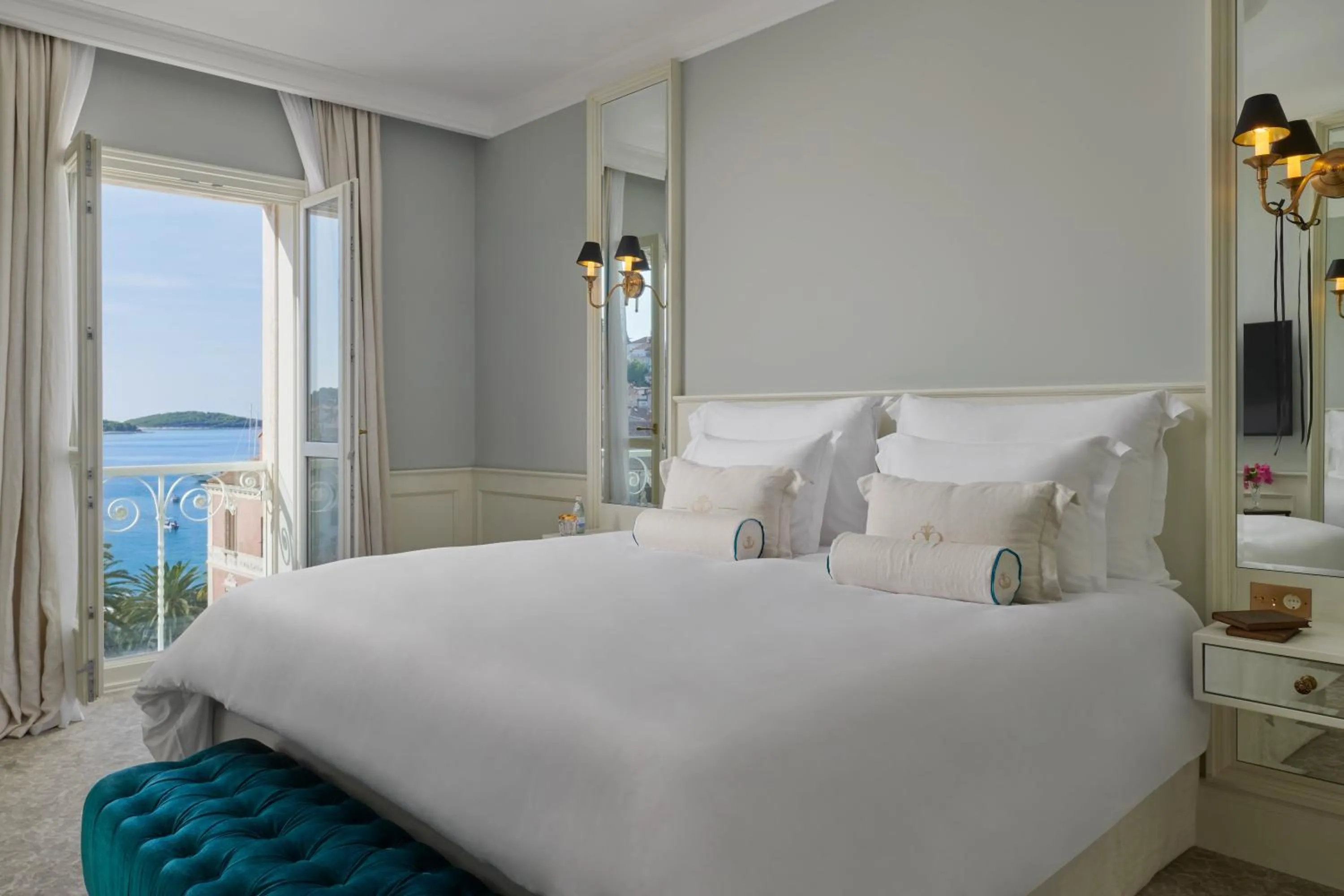 Bed in Palace Elisabeth Hvar Hotel - The Leading Hotels of the World