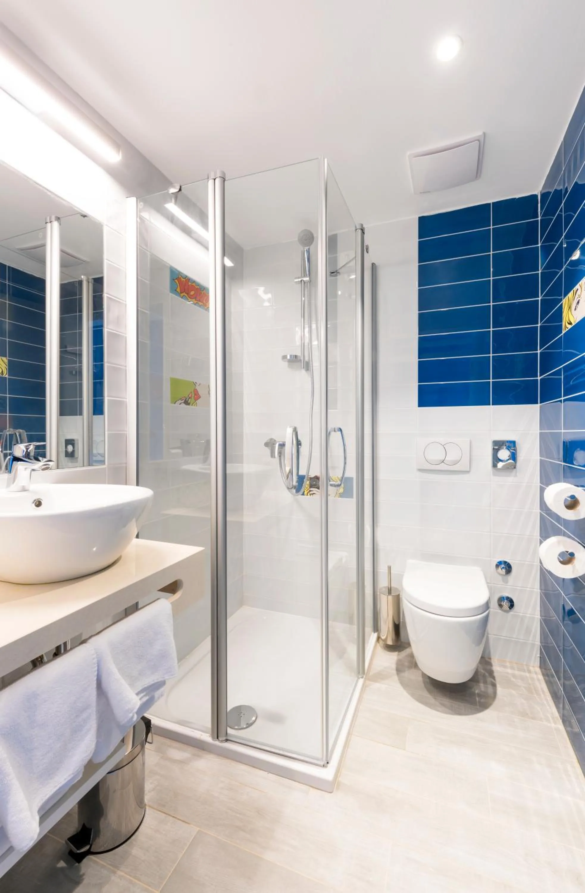 Shower in Pharos Hvar Bayhill Hotel