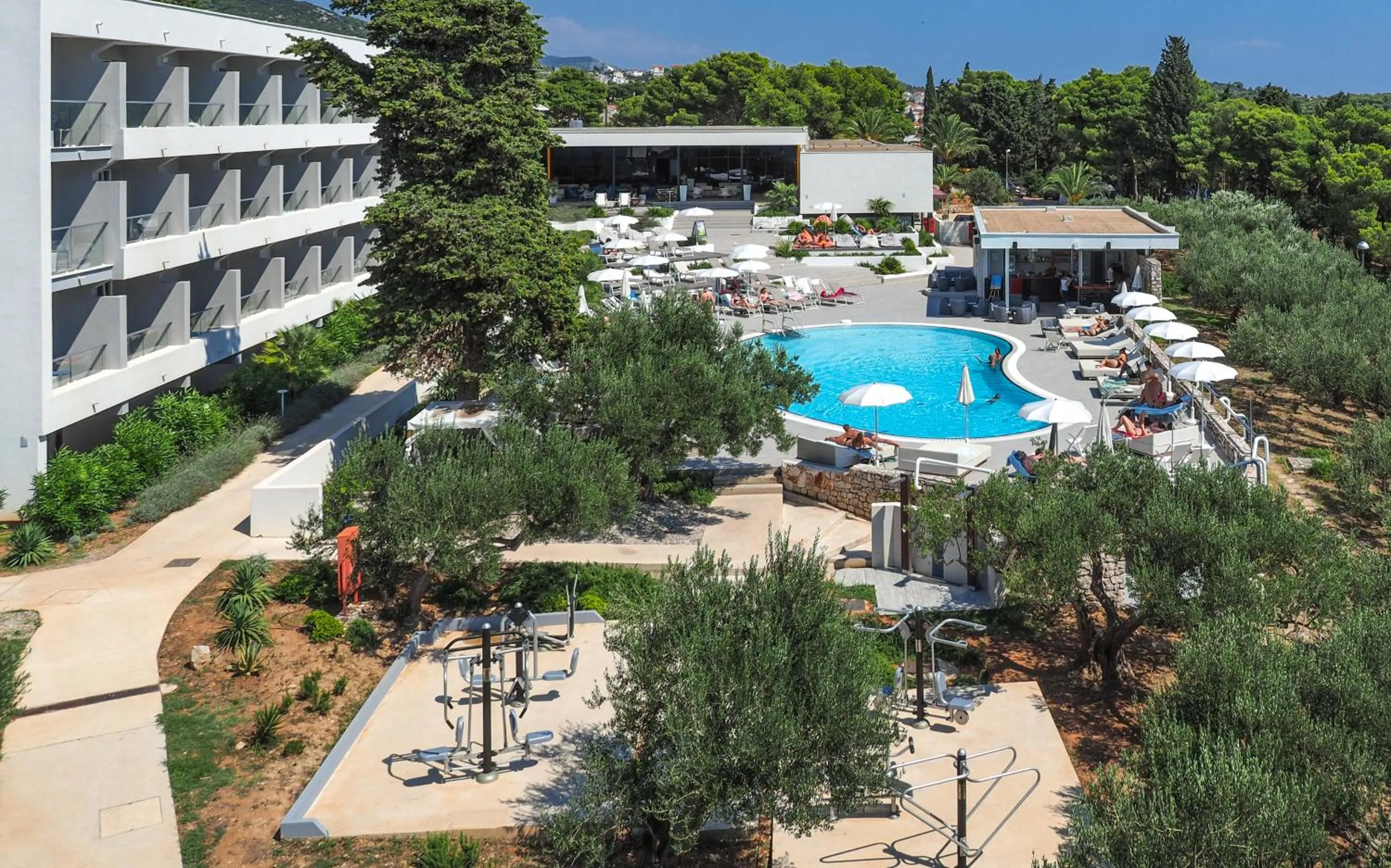 Fitness centre/facilities in Pharos Hvar Bayhill Hotel