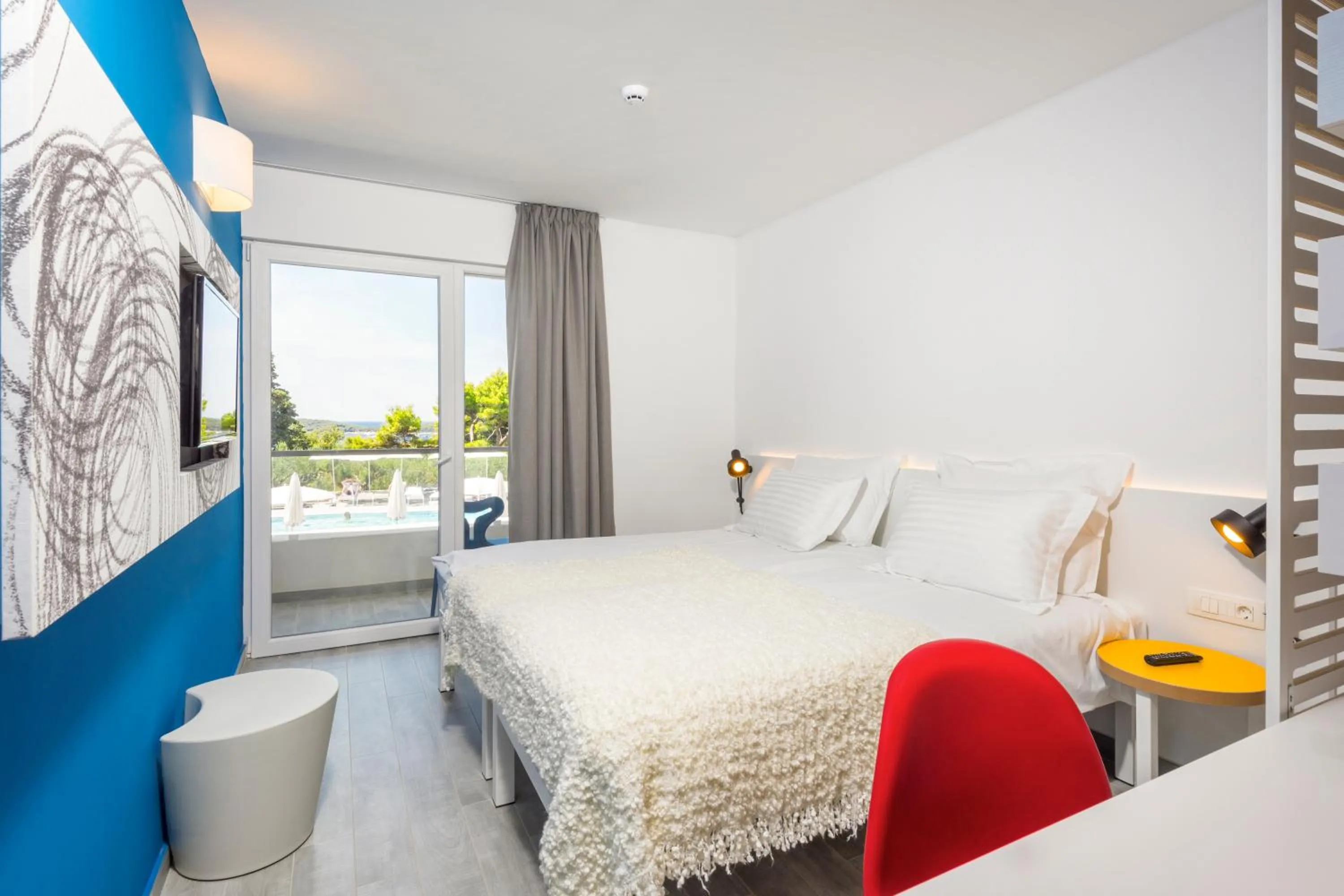 Bedroom, Bed in Pharos Hvar Bayhill Hotel