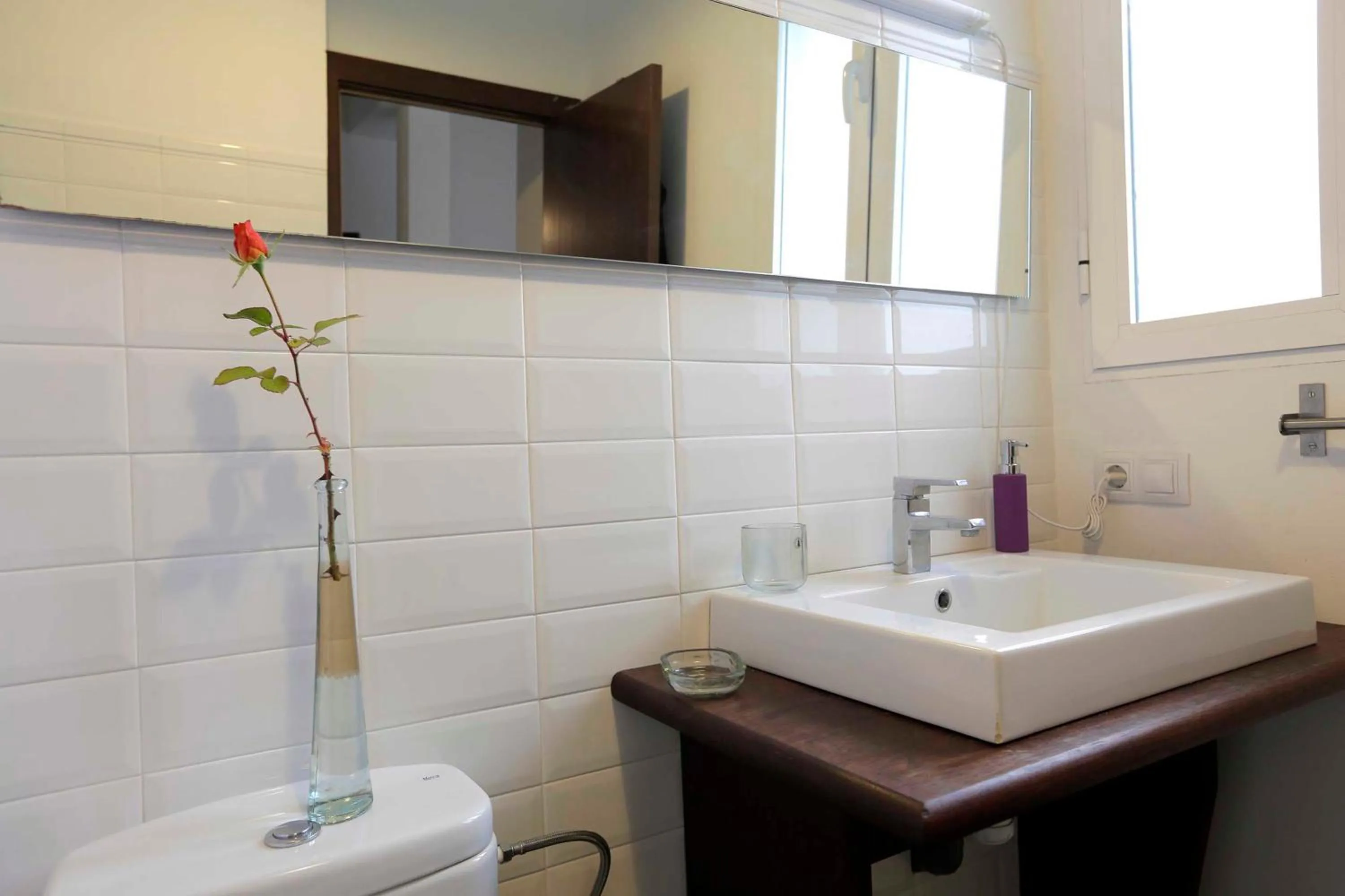 Bathroom in El Campillo, casa de campo cerca de la playa