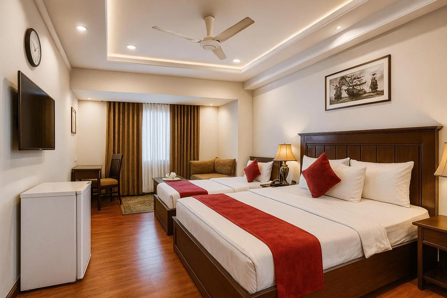 Bed in Diplomat Hotel