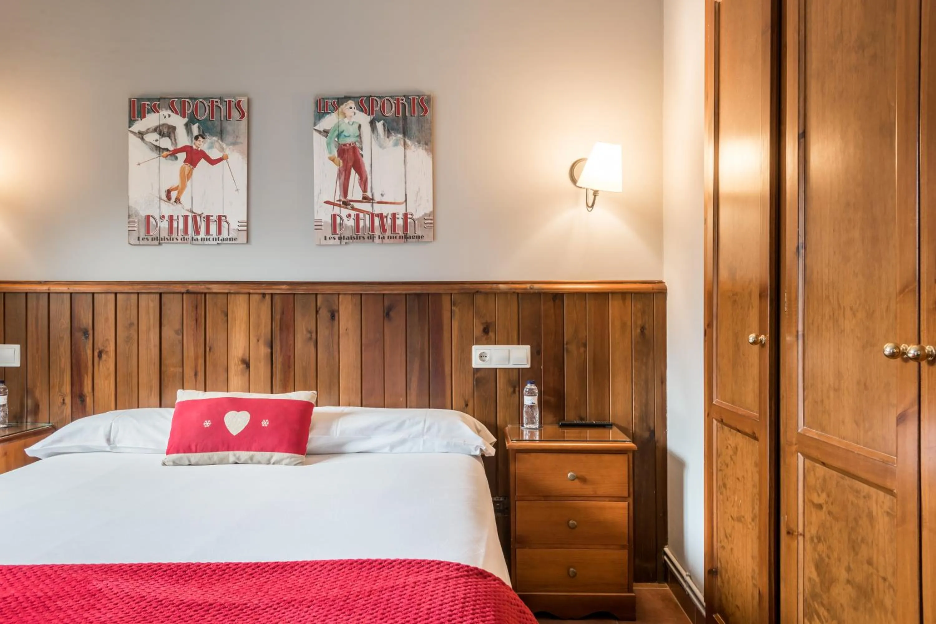 Bed in Hotel Snö Beret