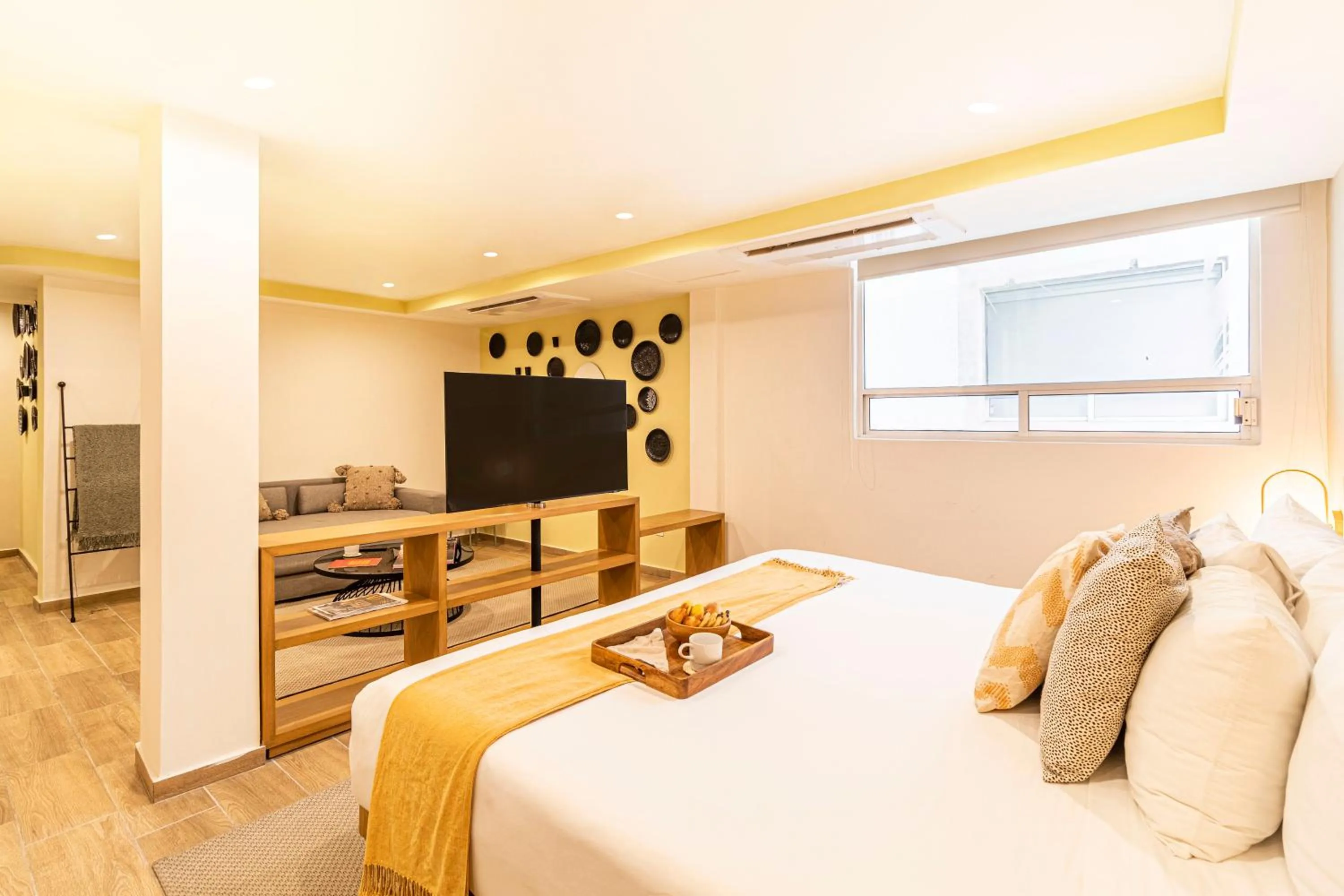 TV and multimedia, Bed in Grand Chapultepec Residencial