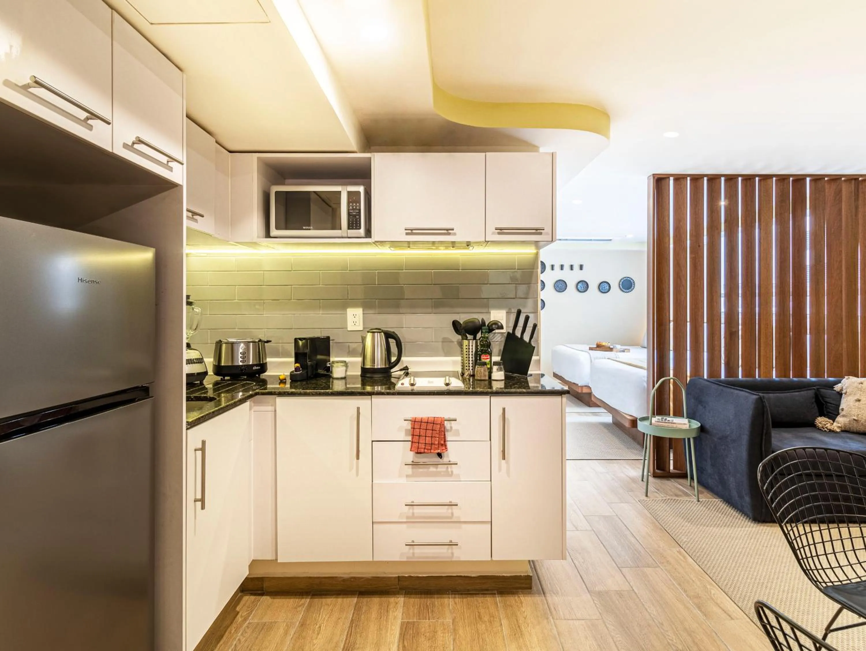 Kitchen or kitchenette in Grand Chapultepec Residencial