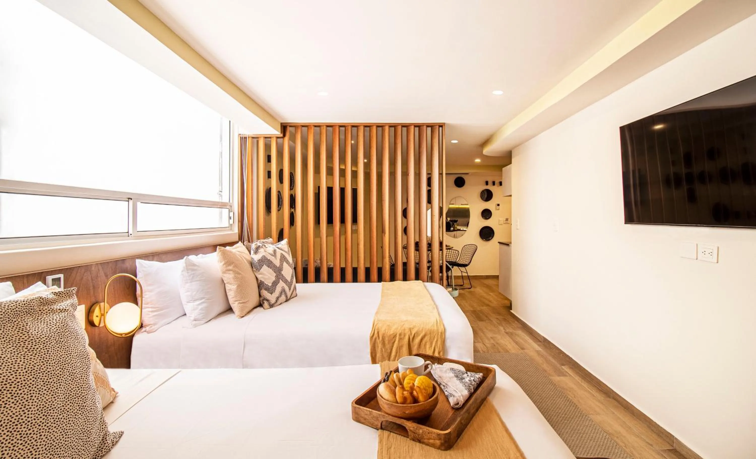 Bedroom, Bed in Grand Chapultepec Residencial