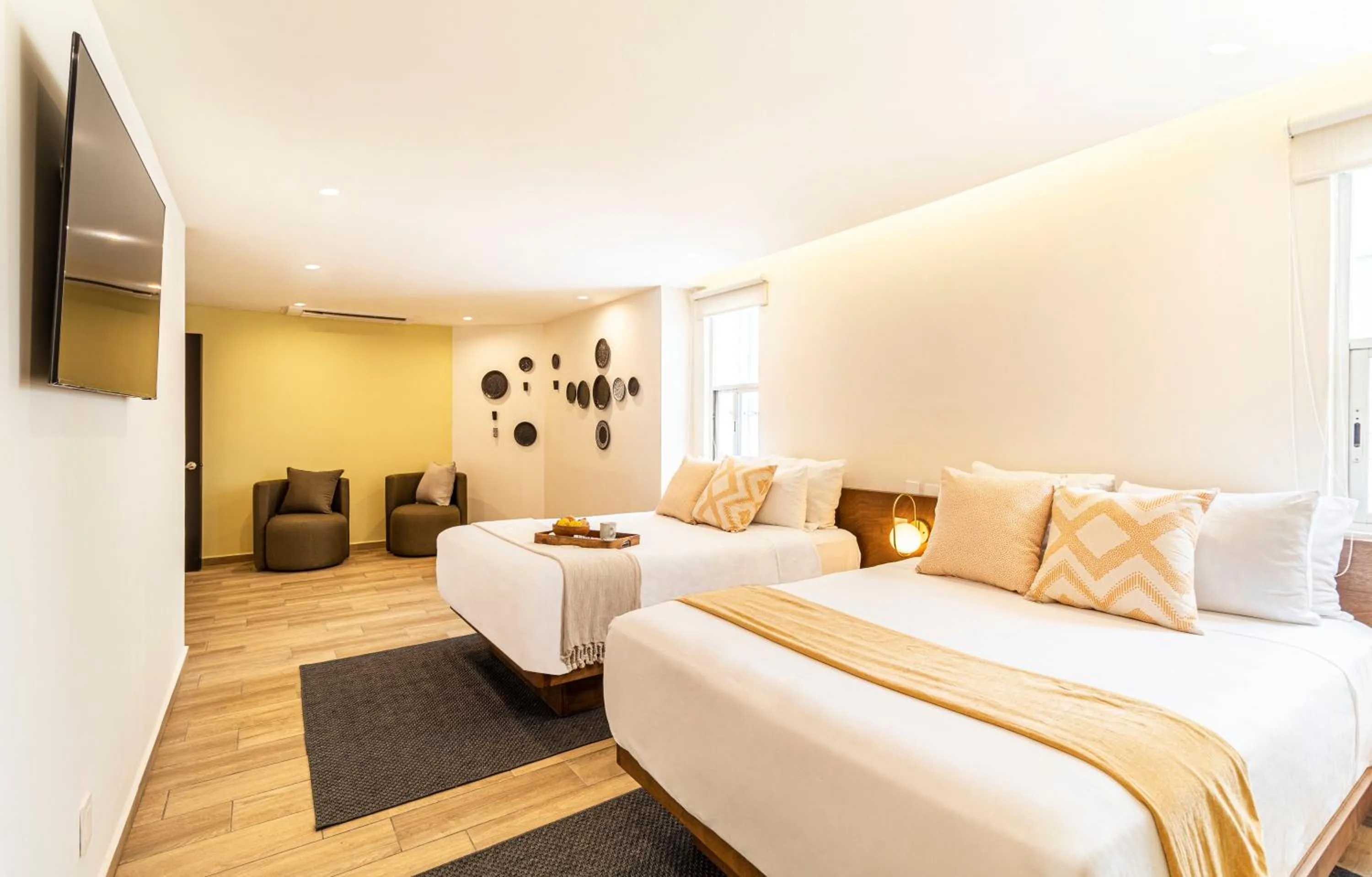 Bedroom, Bed in Grand Chapultepec Residencial