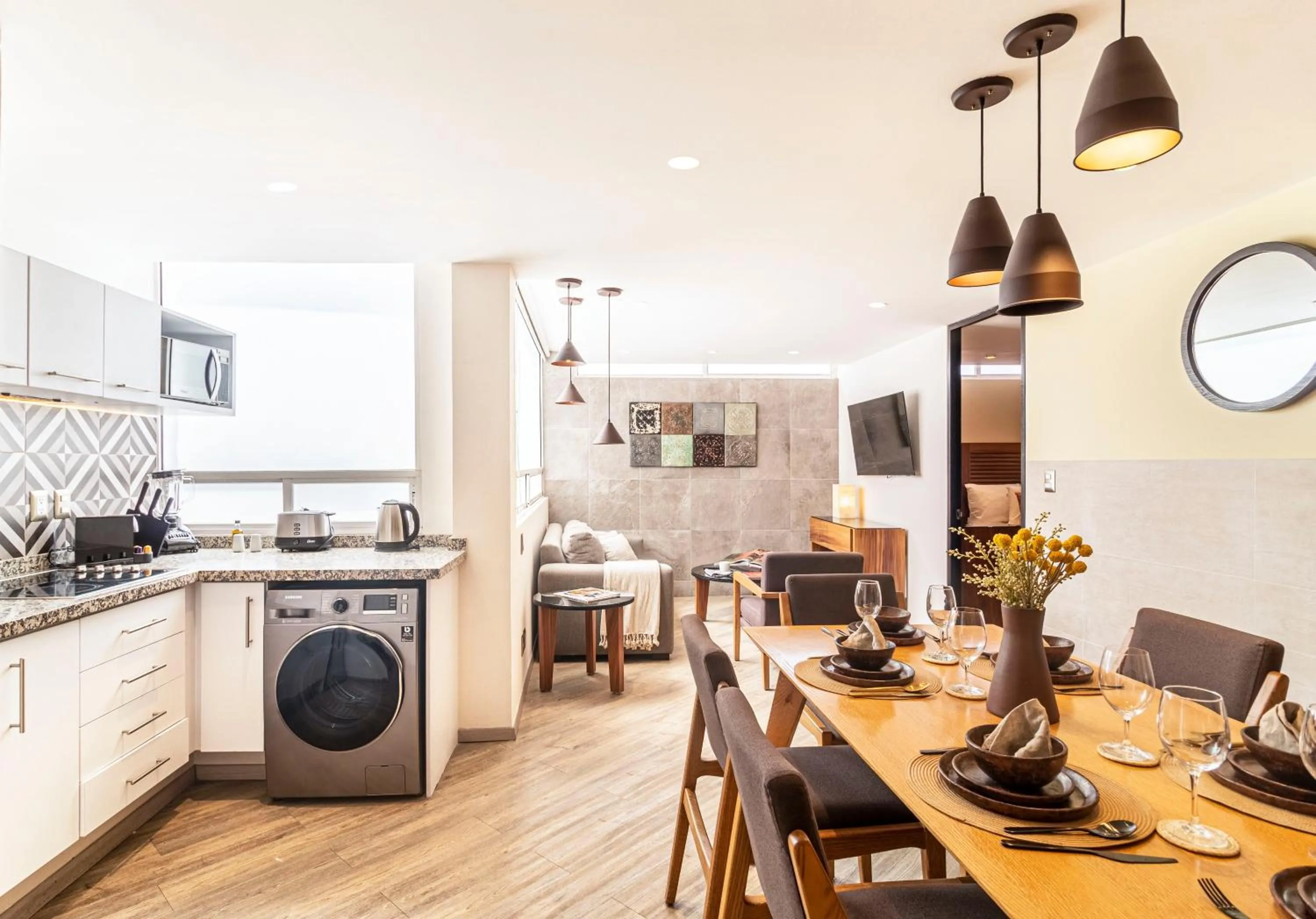 Kitchen or kitchenette in Grand Chapultepec Residencial