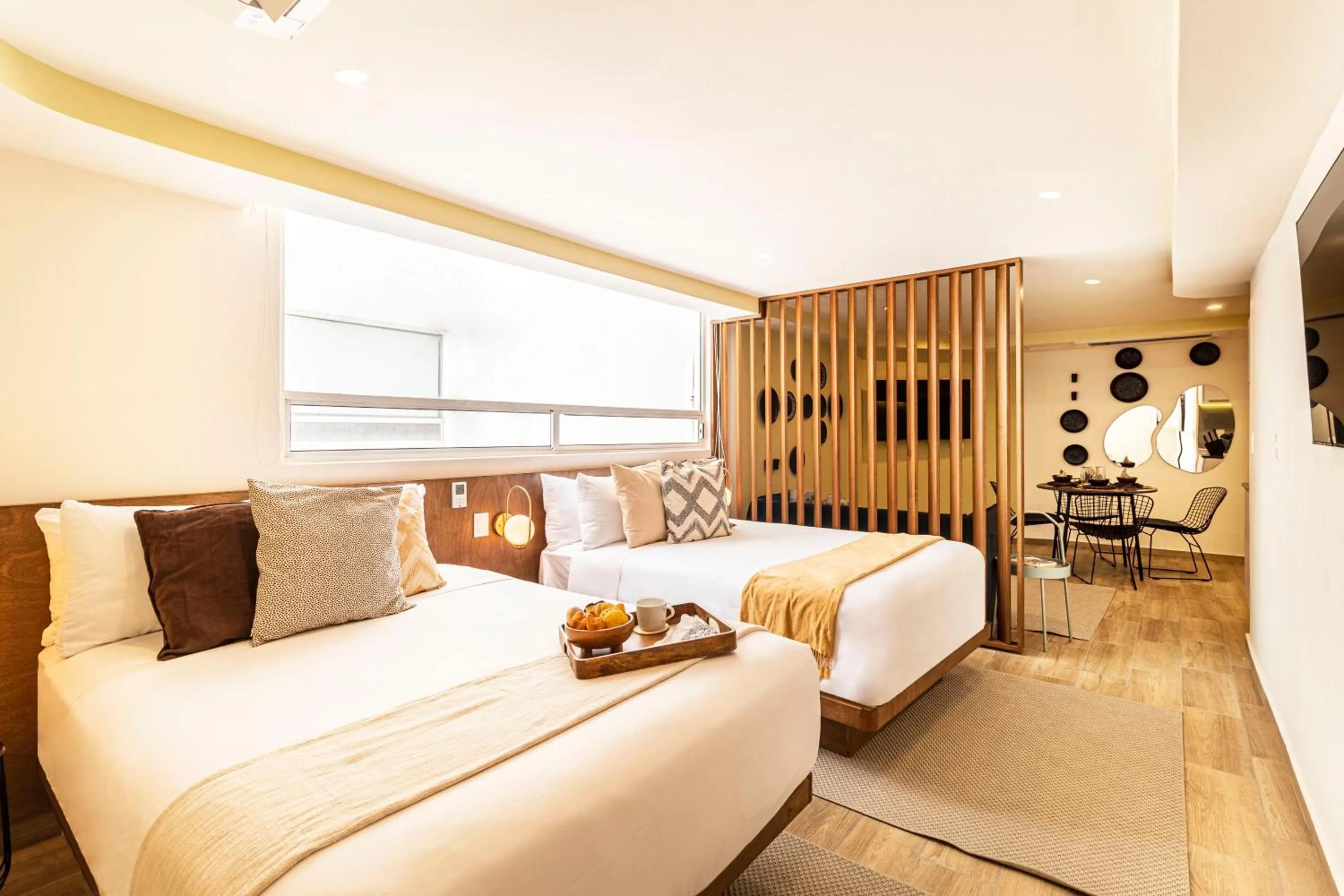 Bedroom, Bed in Grand Chapultepec Residencial