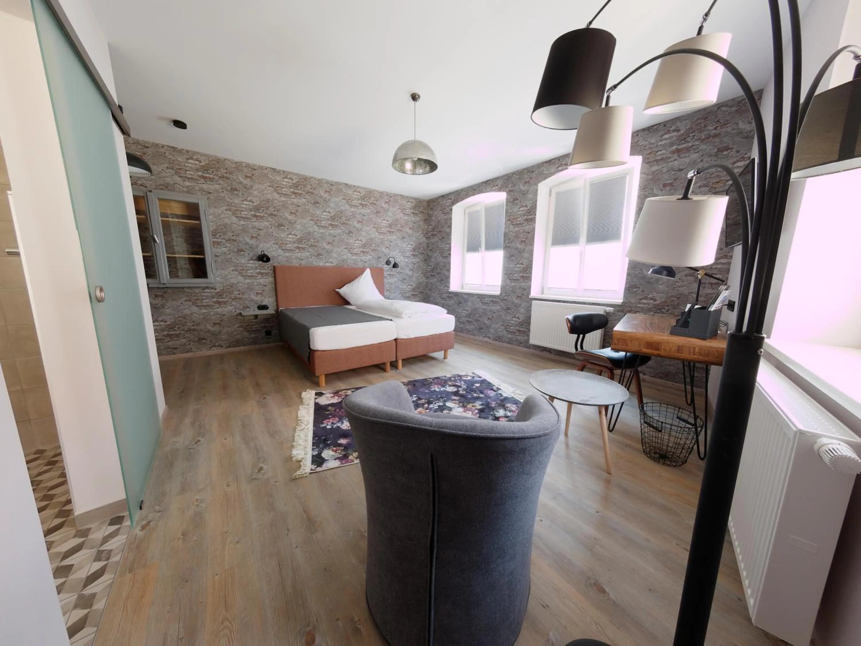 Bed in Hotel - Weinbar FAHR AWAY