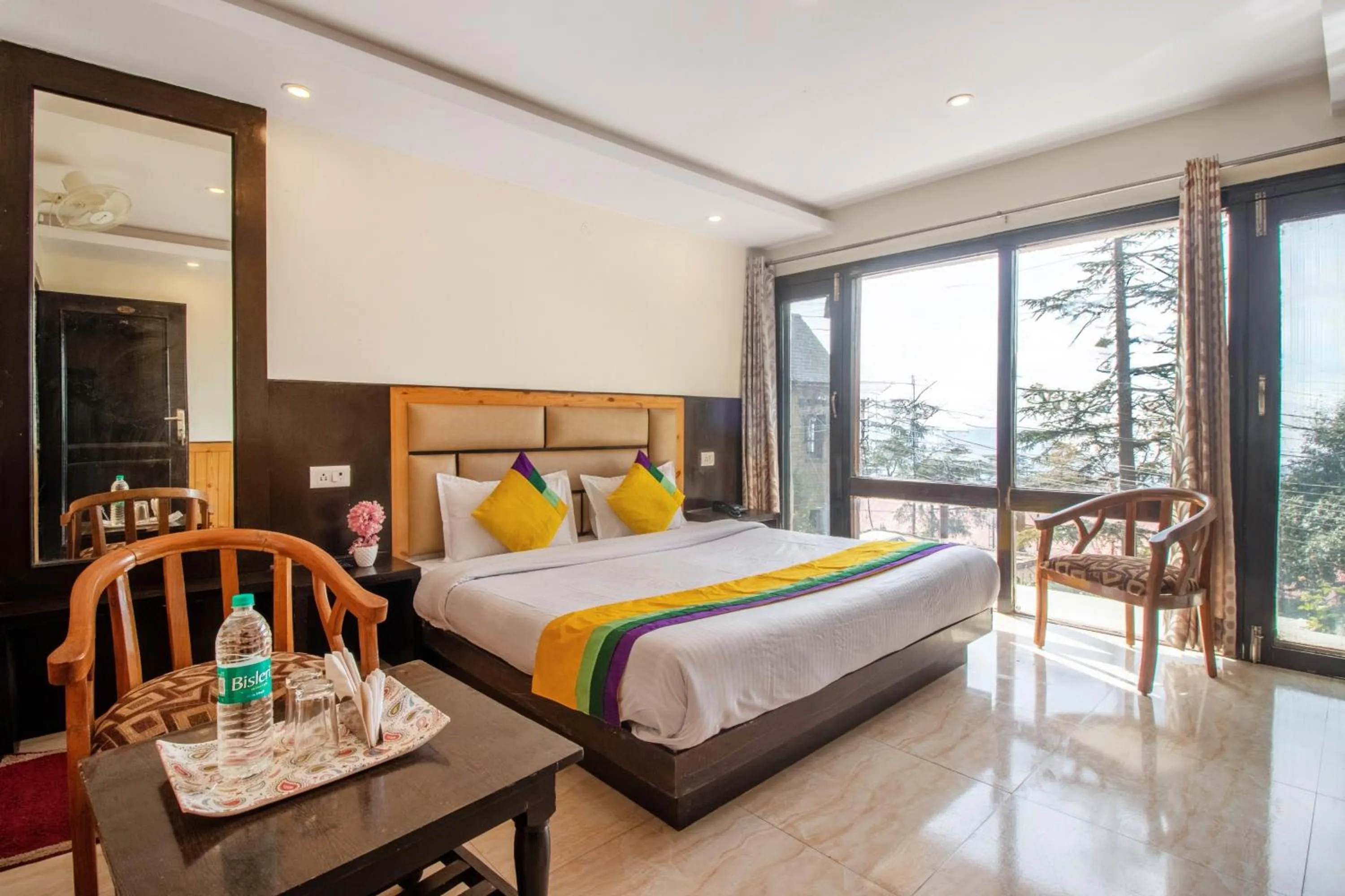 Bedroom, Bed in Itsy Hotels Avantika With Forest View