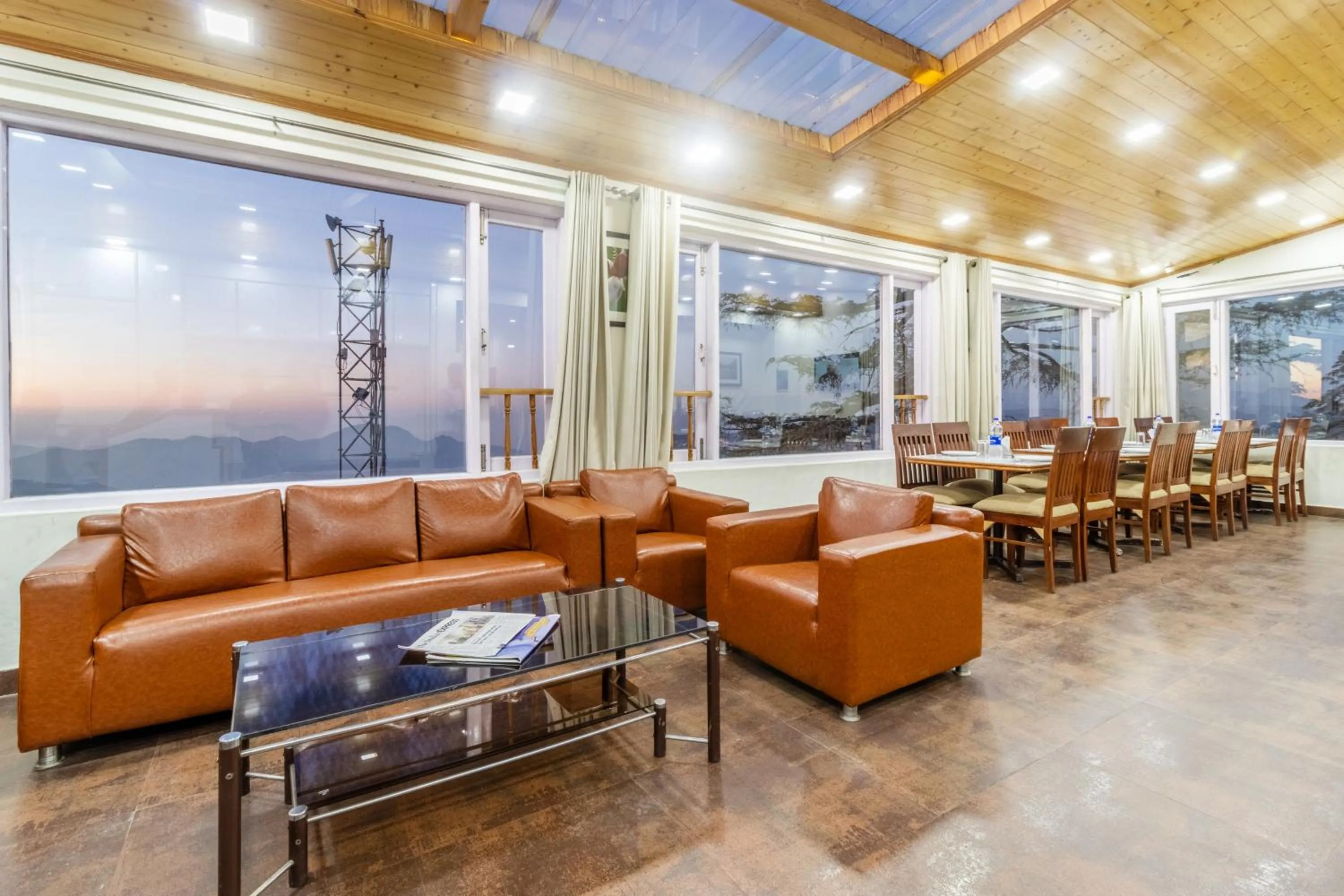 Seating area in Treebo Maharaja, Near Mall Road