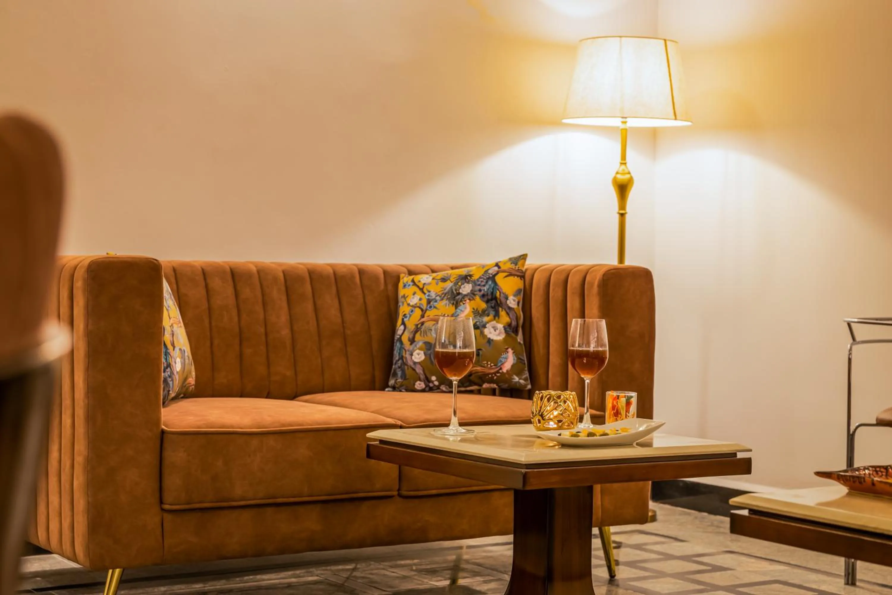 Seating area in Tree of Life Vantara Resort & Spa