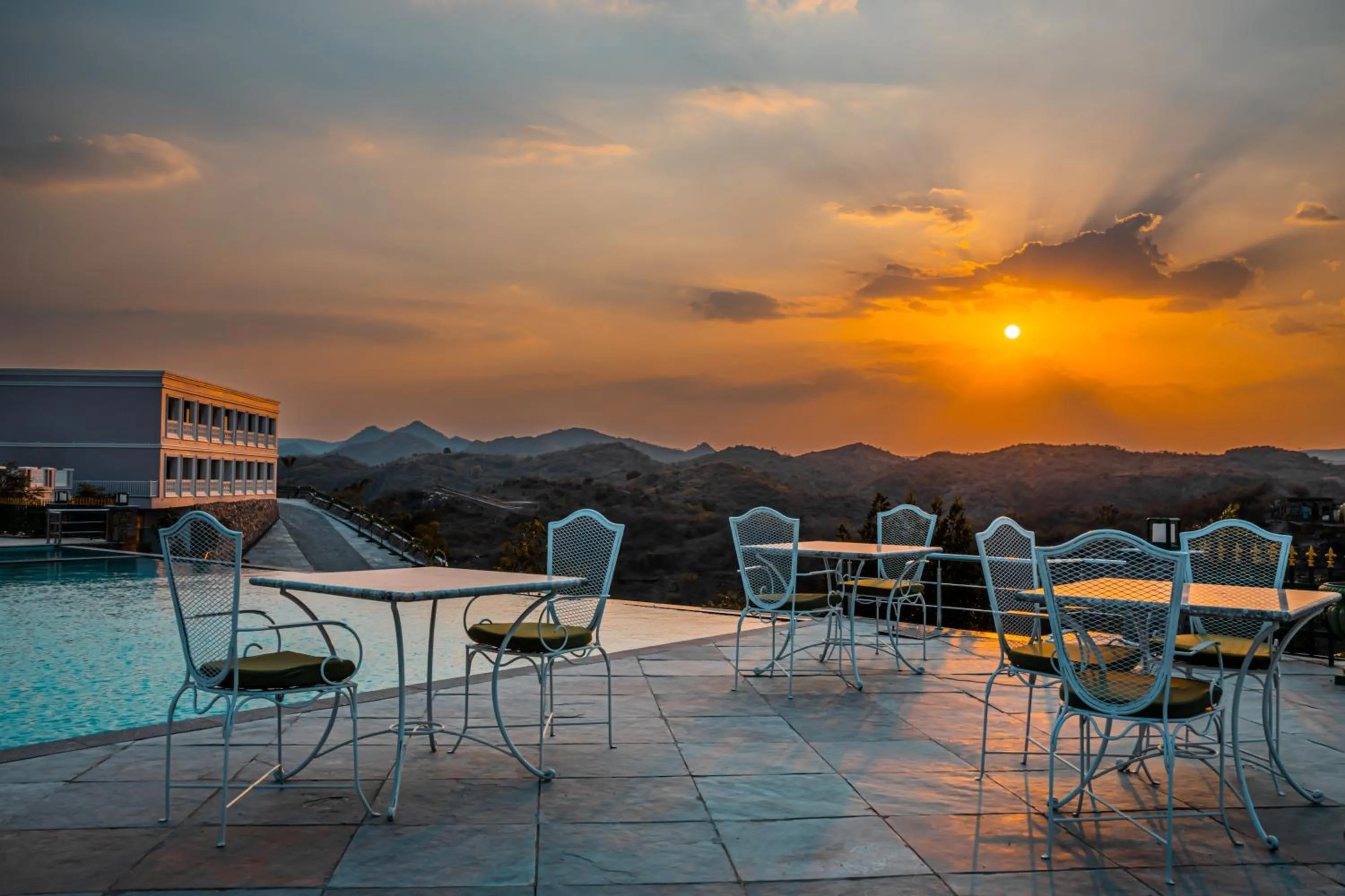 Swimming pool in Tree of Life Vantara Resort & Spa