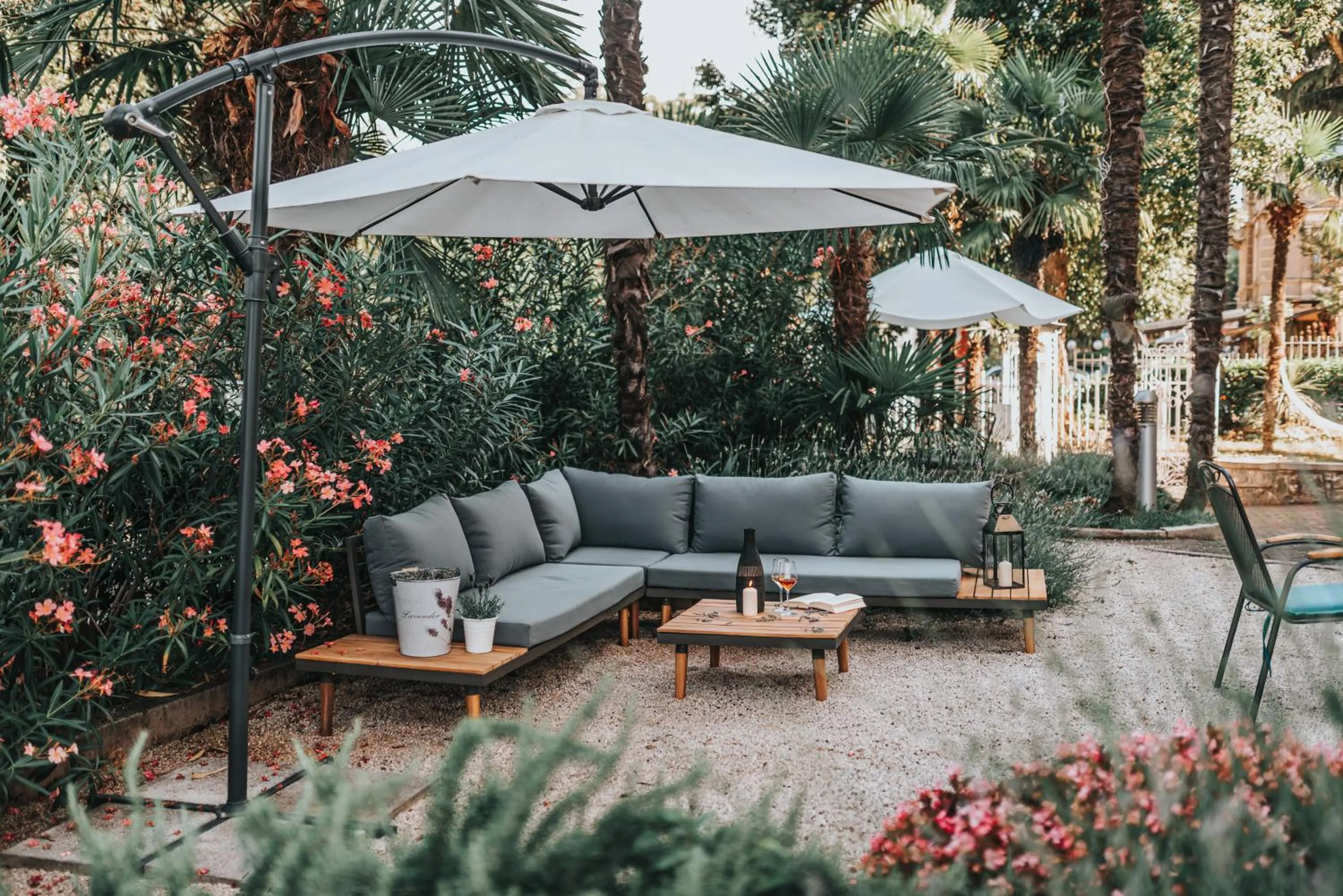 Garden in Hotel Villa Eugenia