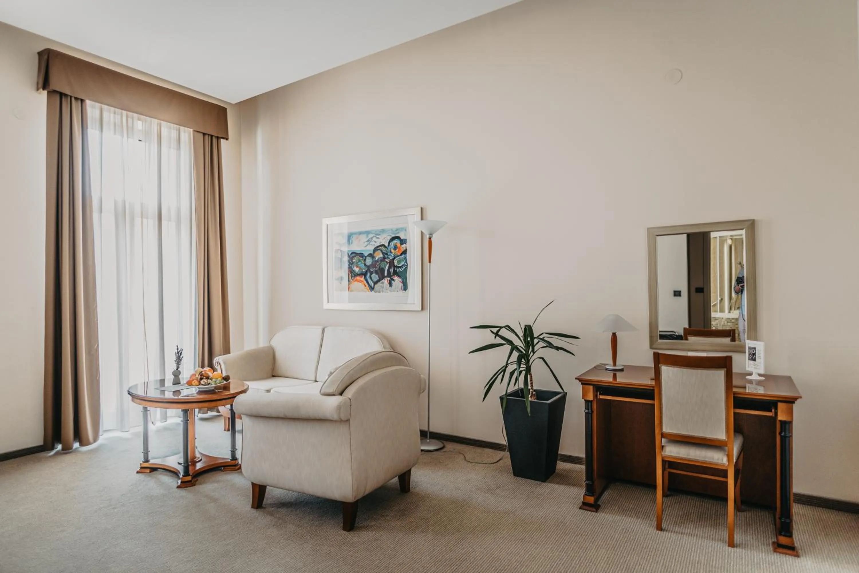 Seating area in Hotel Villa Eugenia