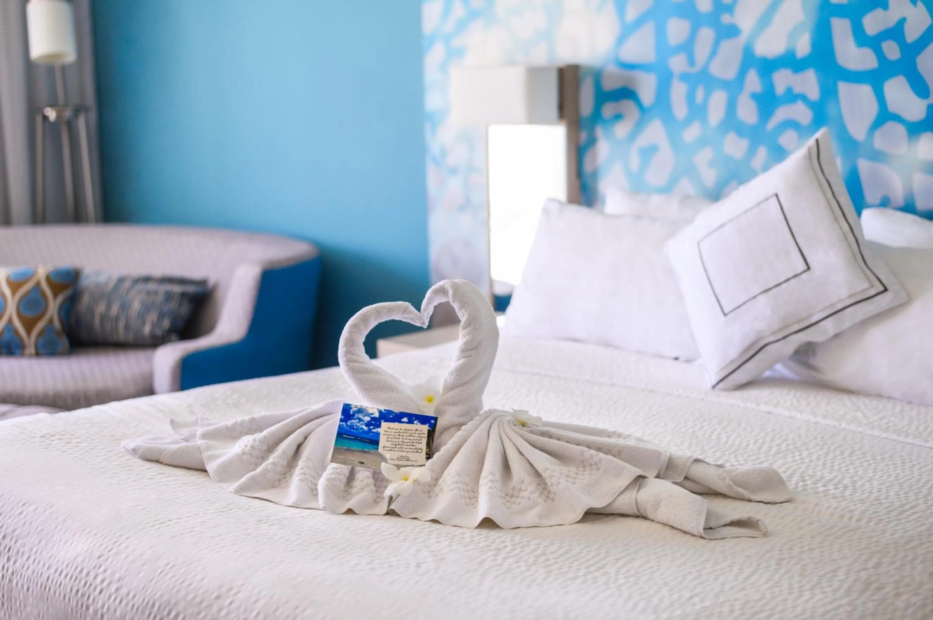 Bed in Corallium Hotel & Villas Bonaire