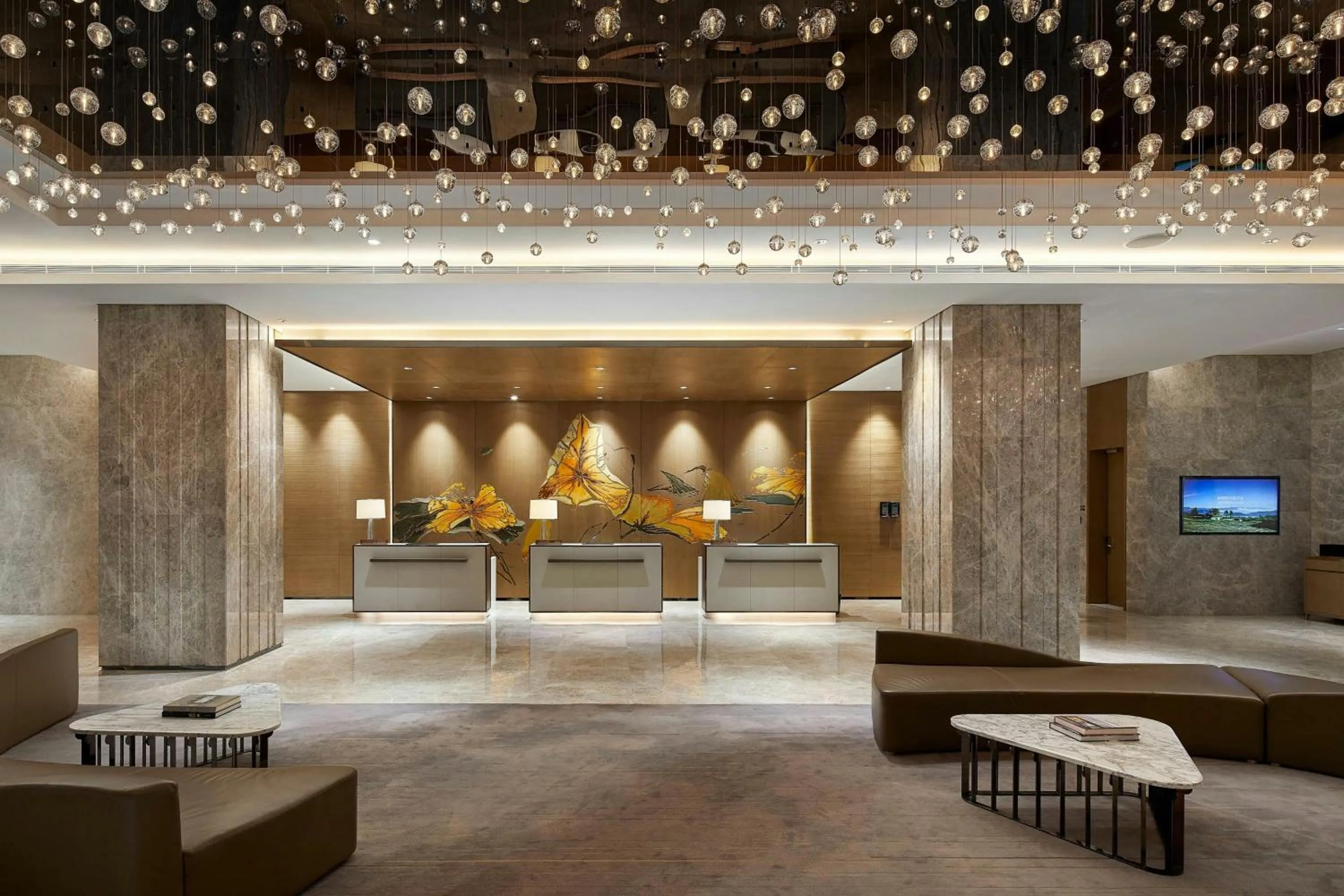 Lobby or reception in Courtyard by Marriott Xinchang