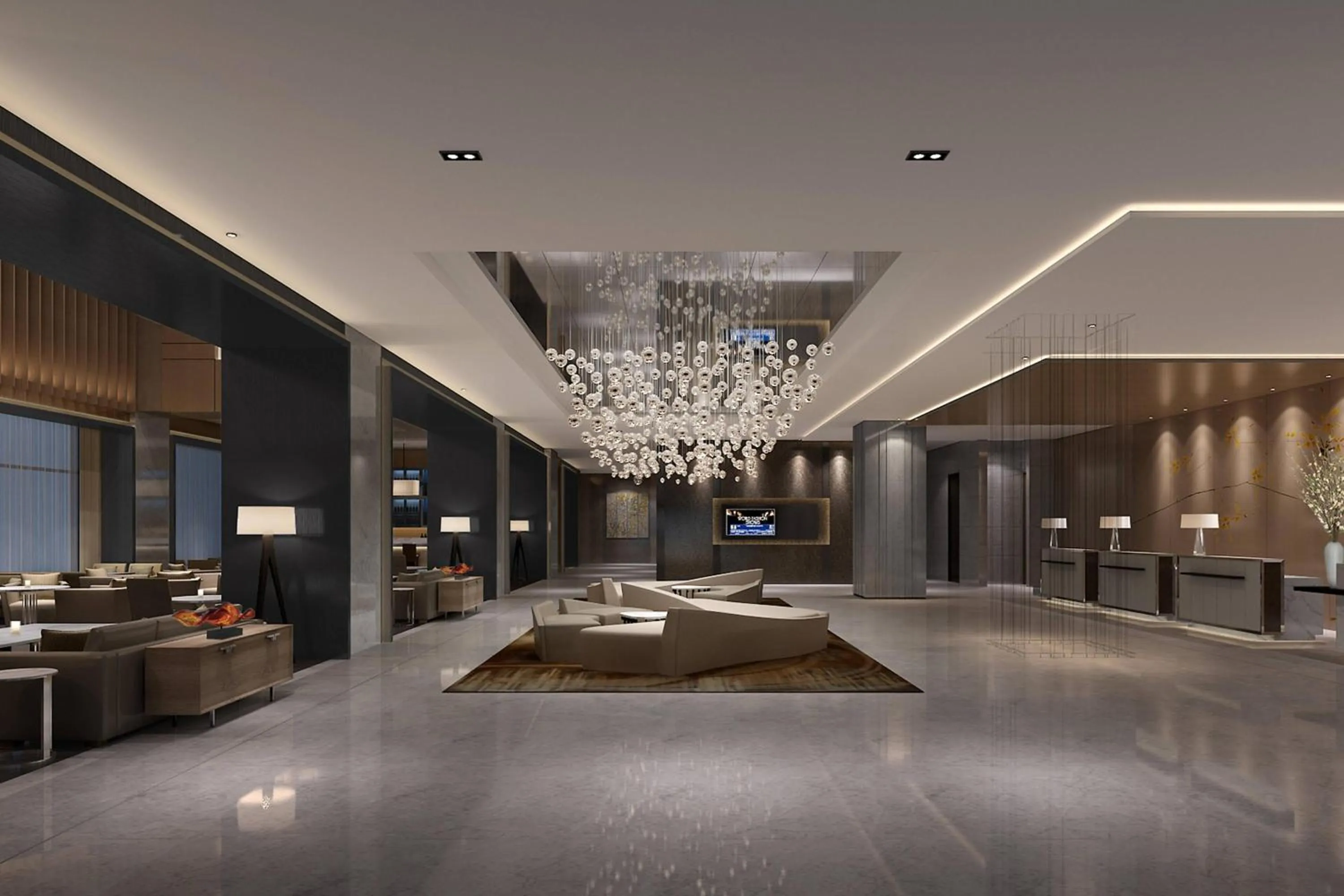 Lobby or reception in Courtyard by Marriott Xinchang