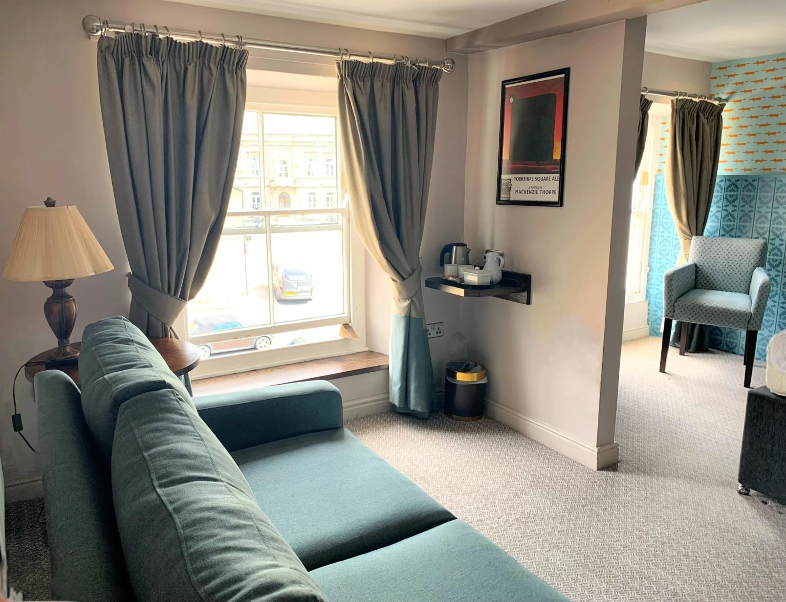 Seating area in The Bay Horse, Masham