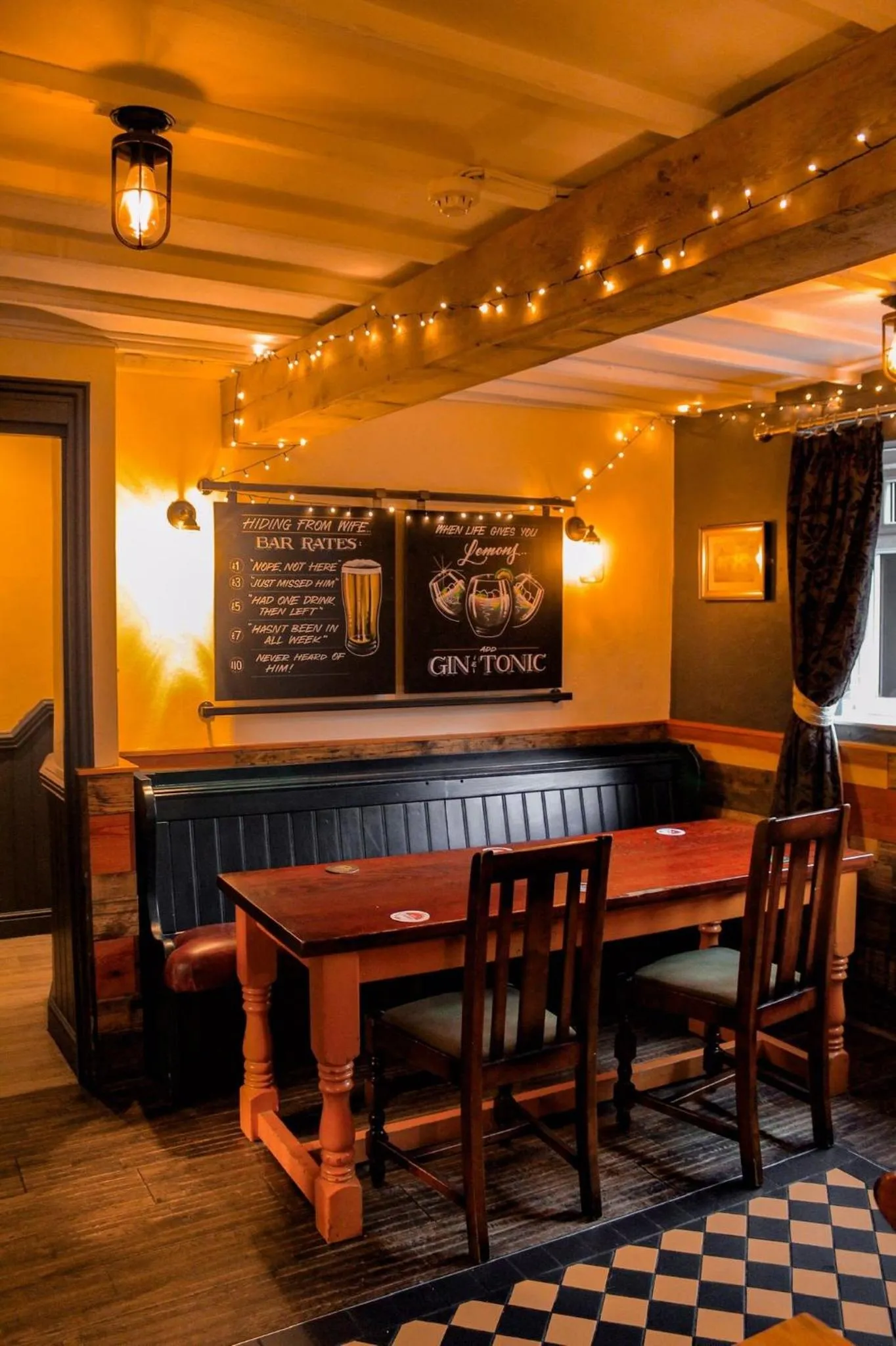 Lounge or bar in The Bay Horse, Masham