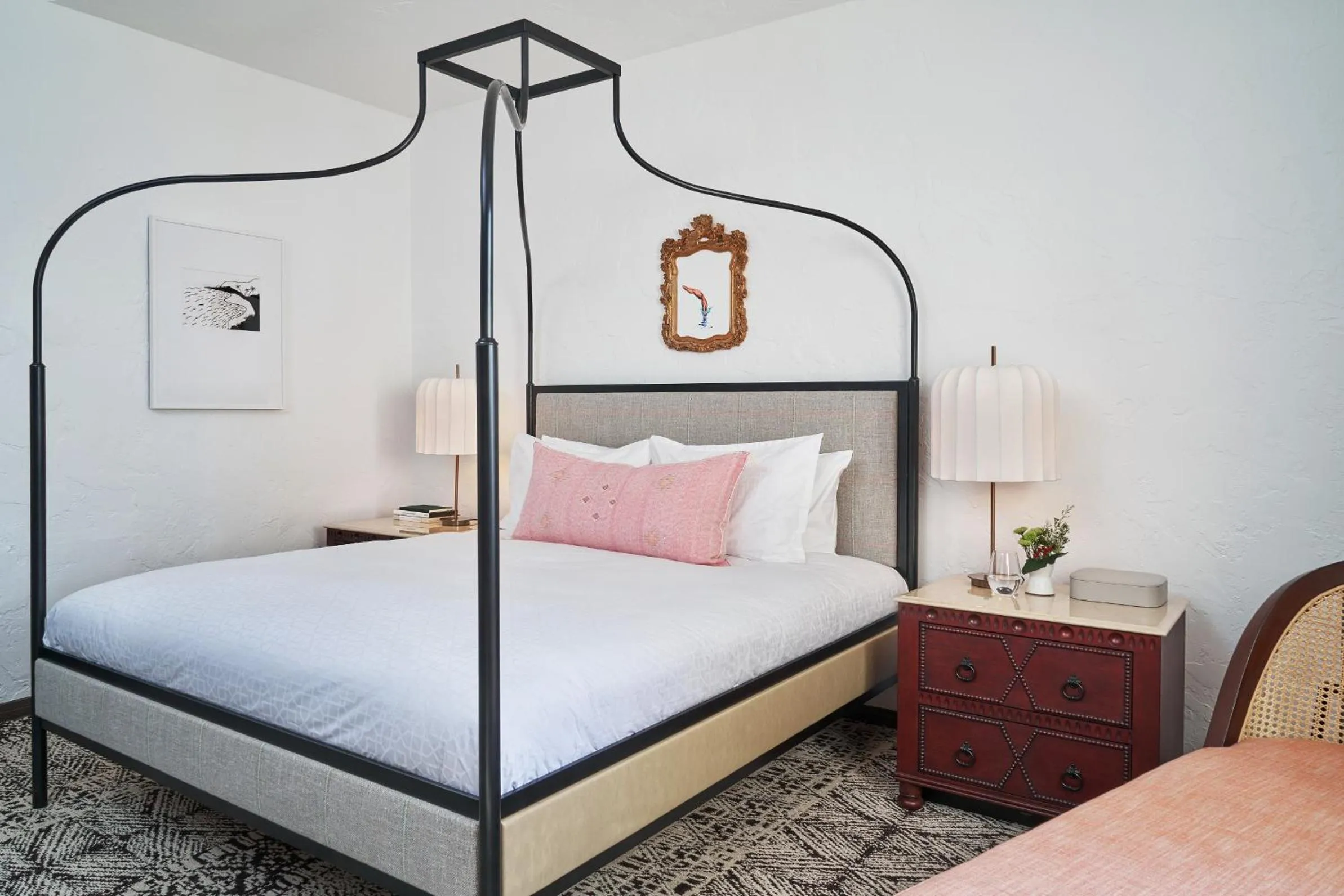 Photo of the whole room, Bed in Palmoro House