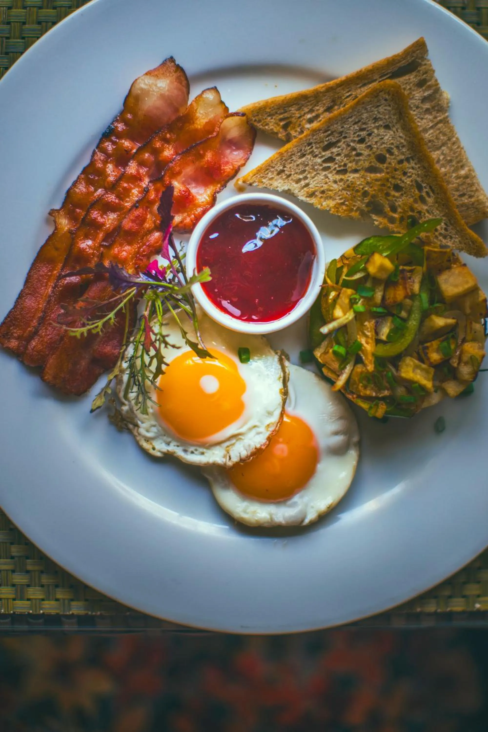 Continental breakfast in Jungle Vista Boutique Hotel