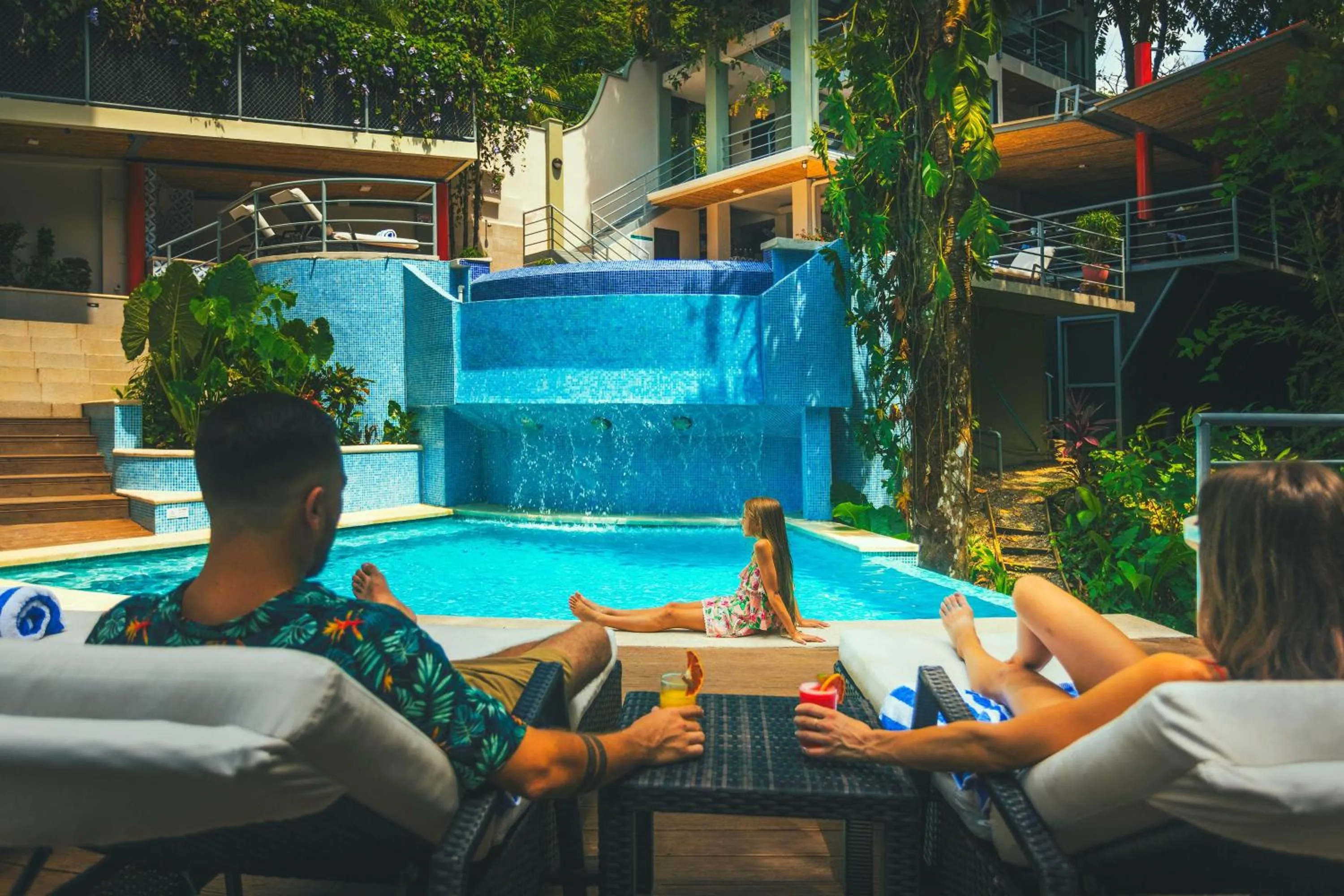 Swimming pool in Jungle Vista Boutique Hotel