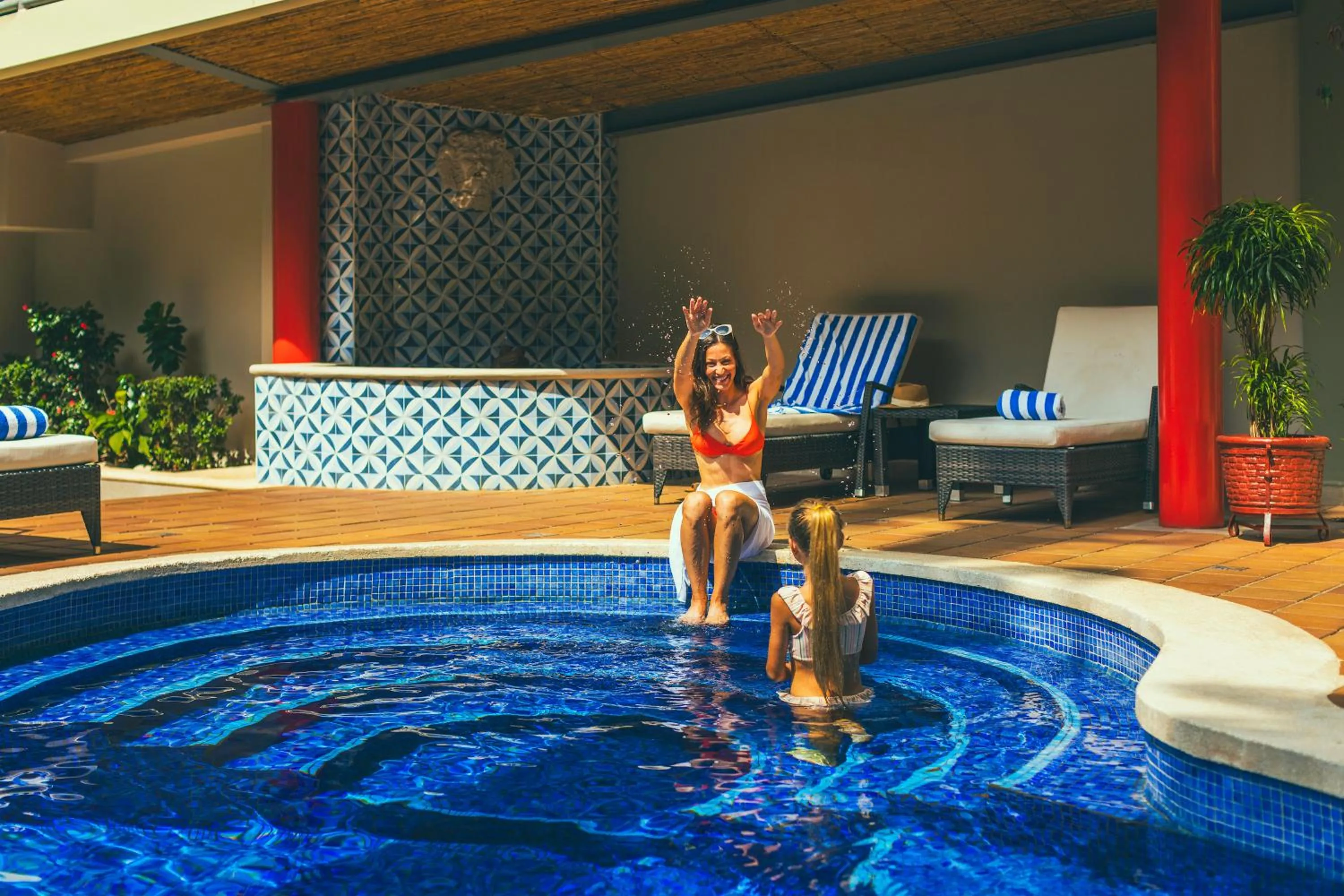 Swimming pool in Jungle Vista Boutique Hotel