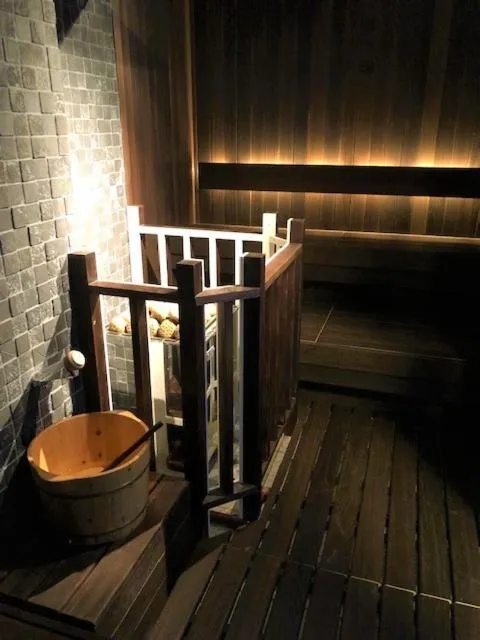 Bed in Kawaramachi Gion Onsen Golden Time Takamatsu (Male Only)