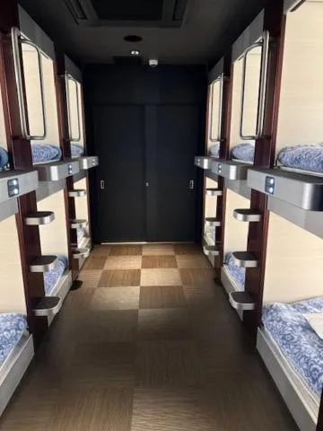 Bed in Kawaramachi Gion Onsen Golden Time Takamatsu (Male Only)