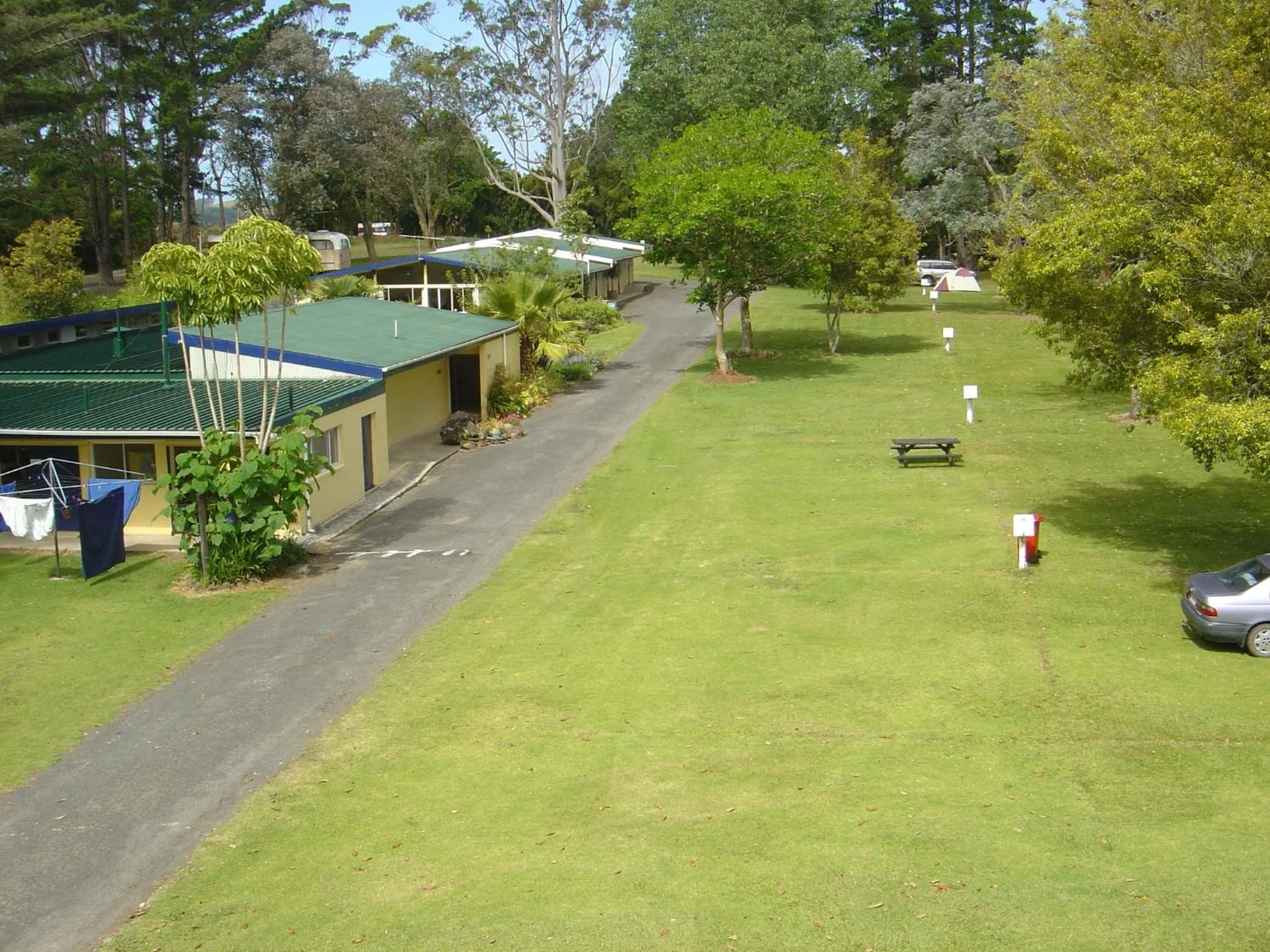 Communal kitchen in Bay of Islands Holiday Park
