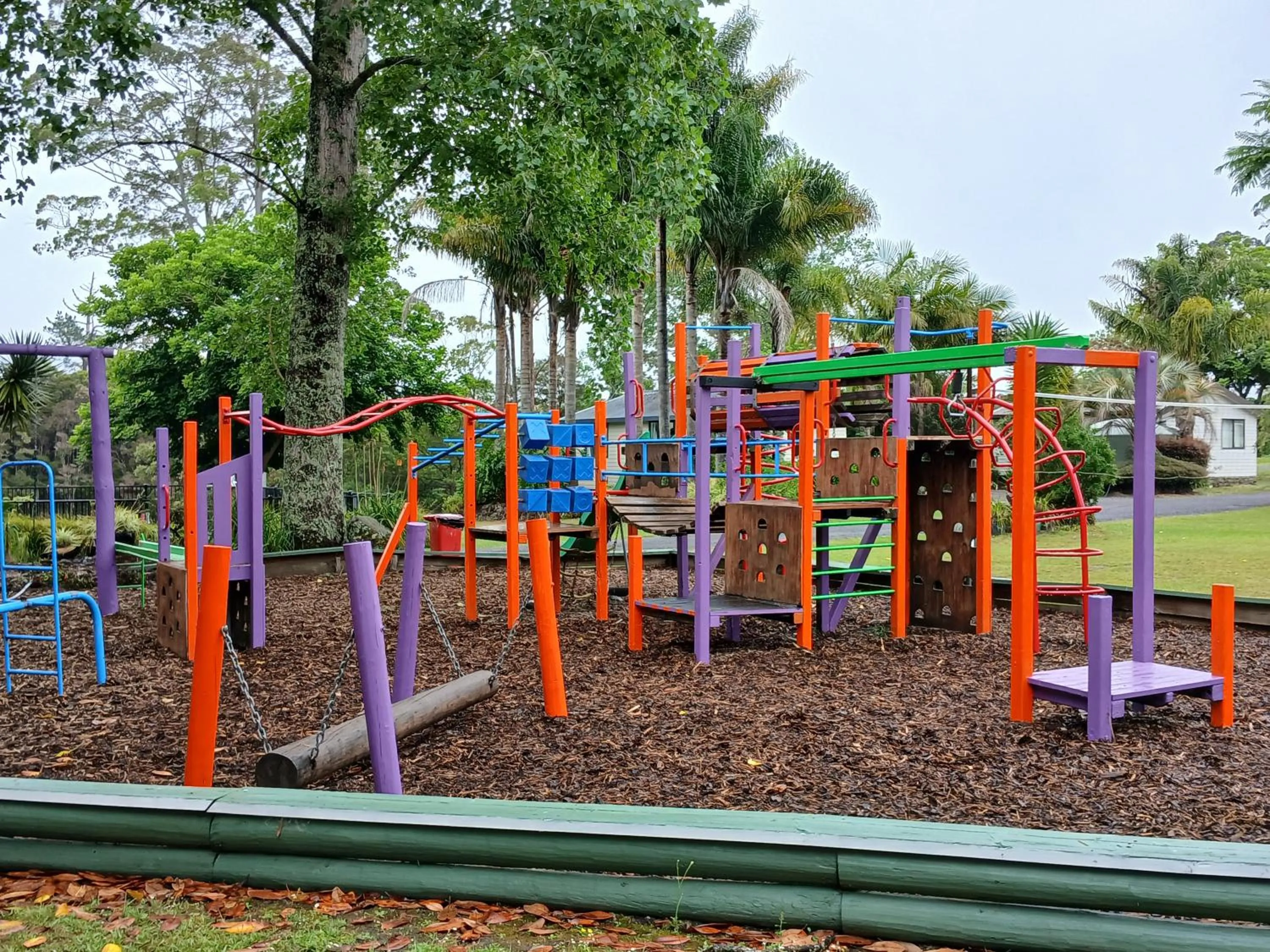 Children play ground in Bay of Islands Holiday Park
