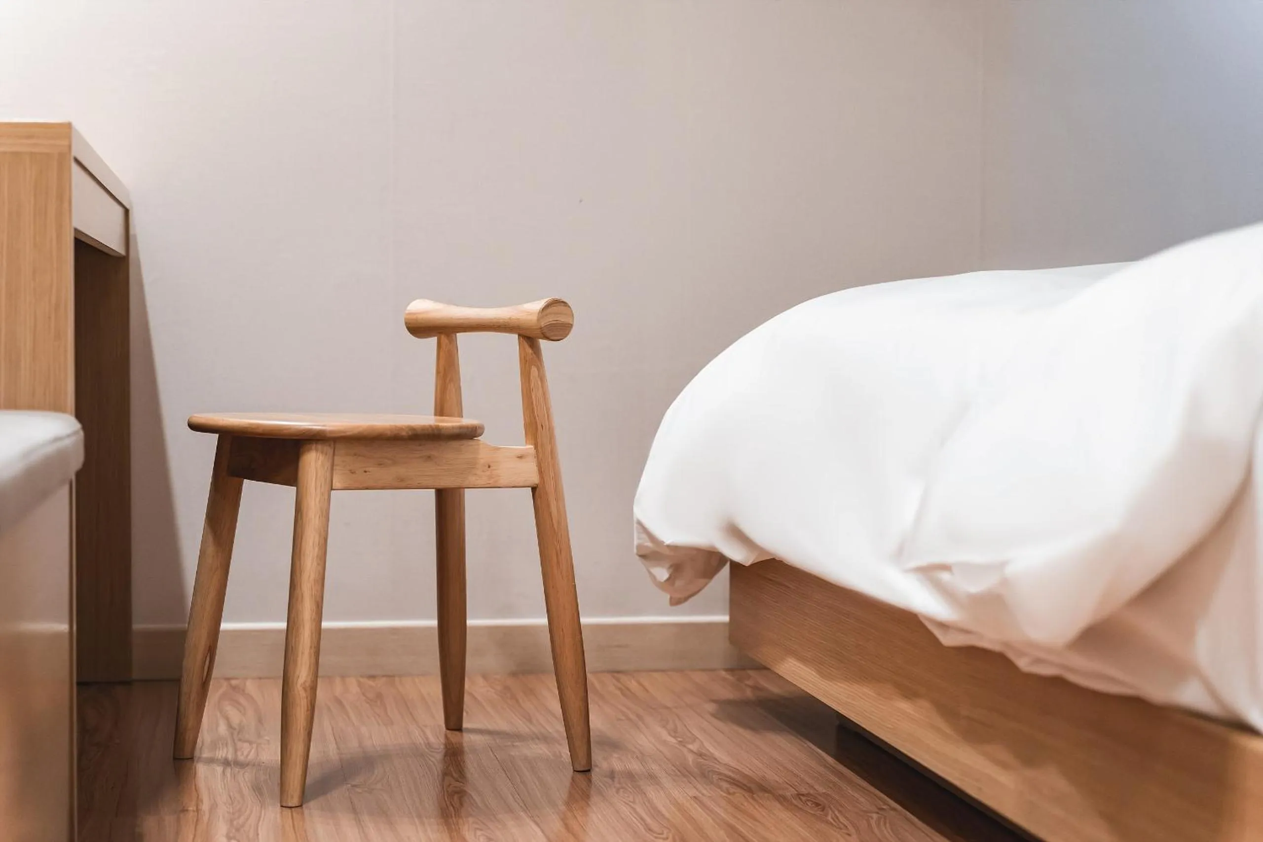 Bed in Gyeongju Hotel Gonggan