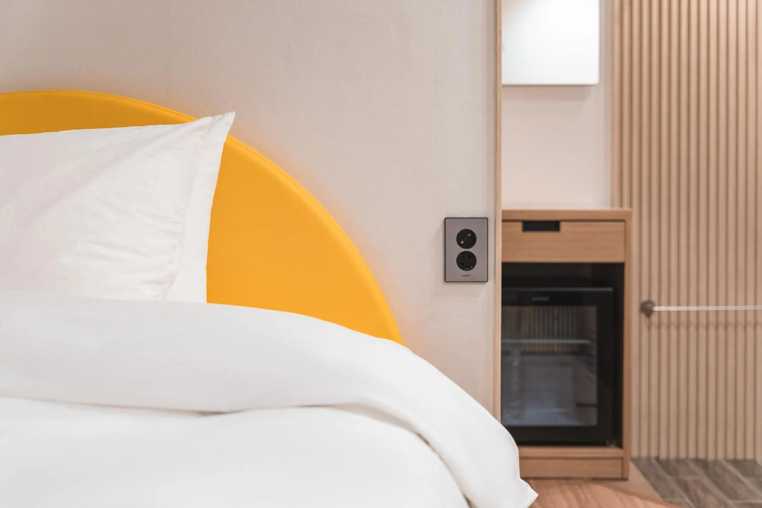 Bed in Gyeongju Hotel Gonggan