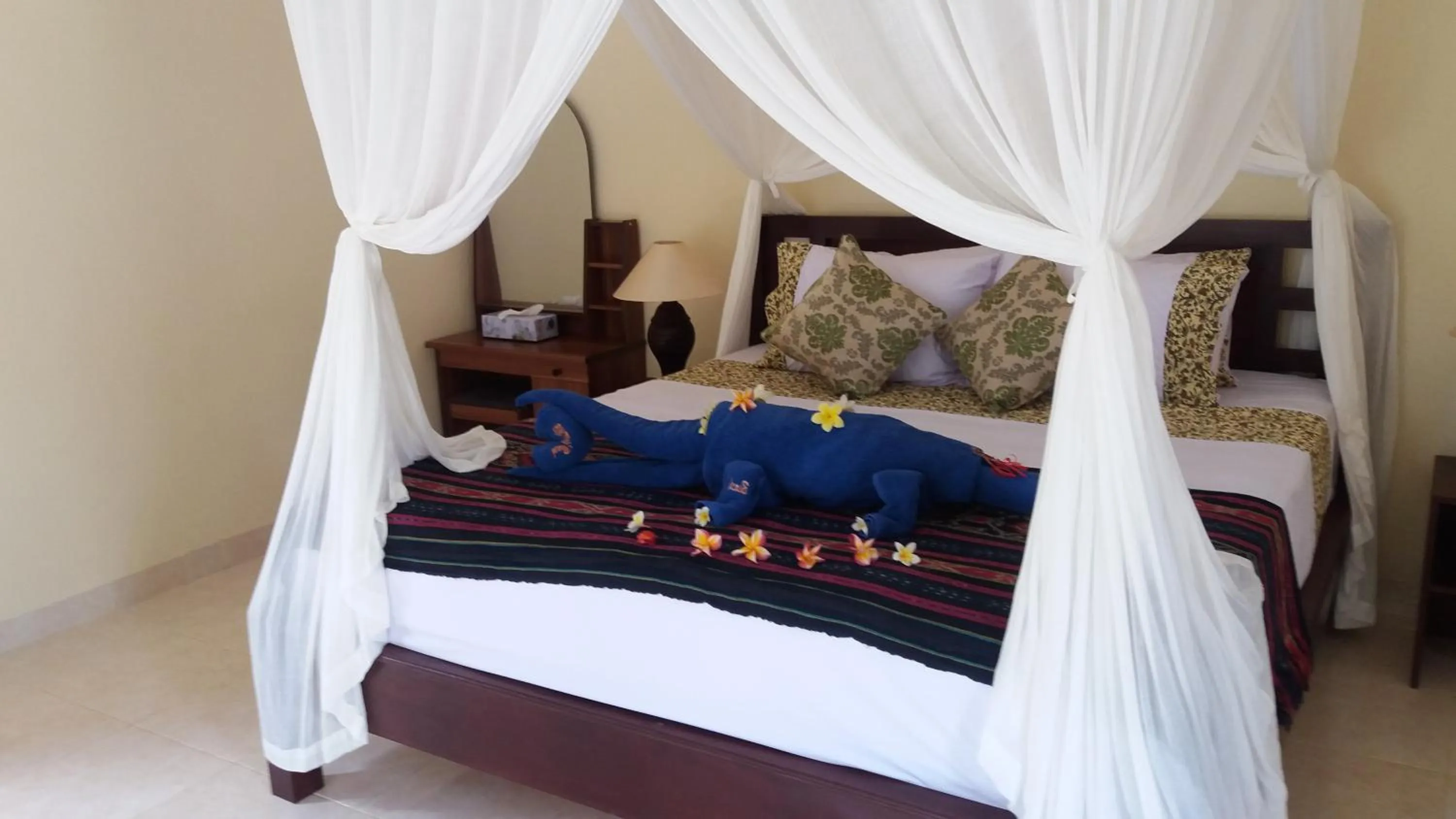 Bedroom, Bed in Bintang Beach Villa