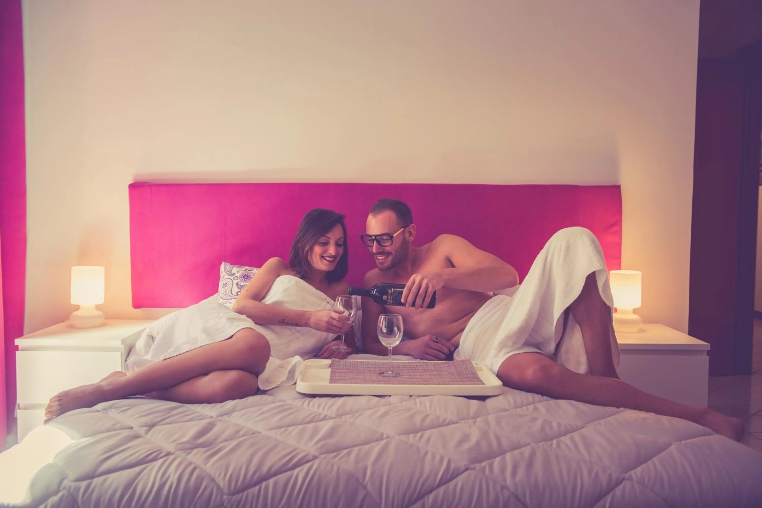 Bed in B&B Luxury Salerno Central