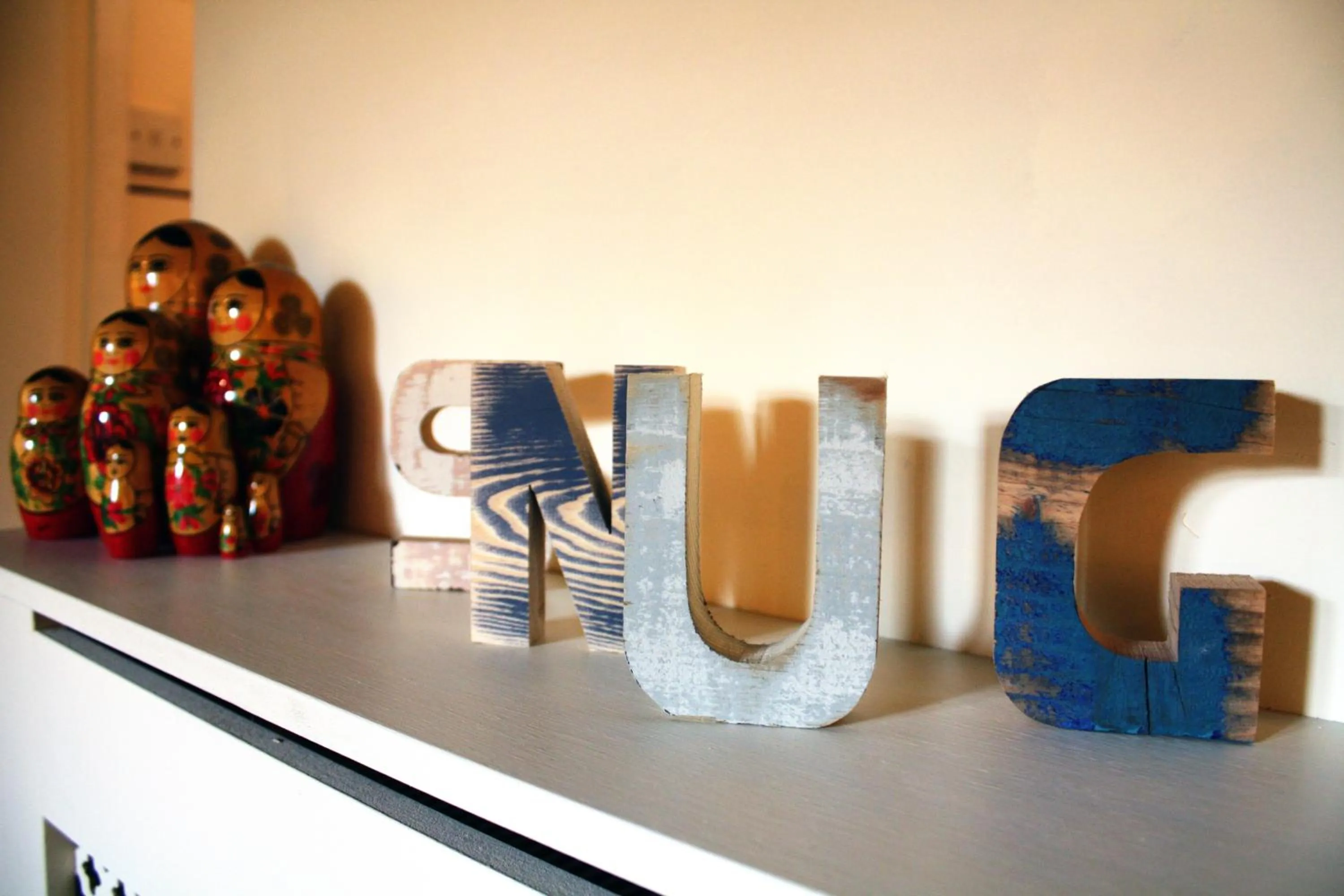 Living room in Riverside House