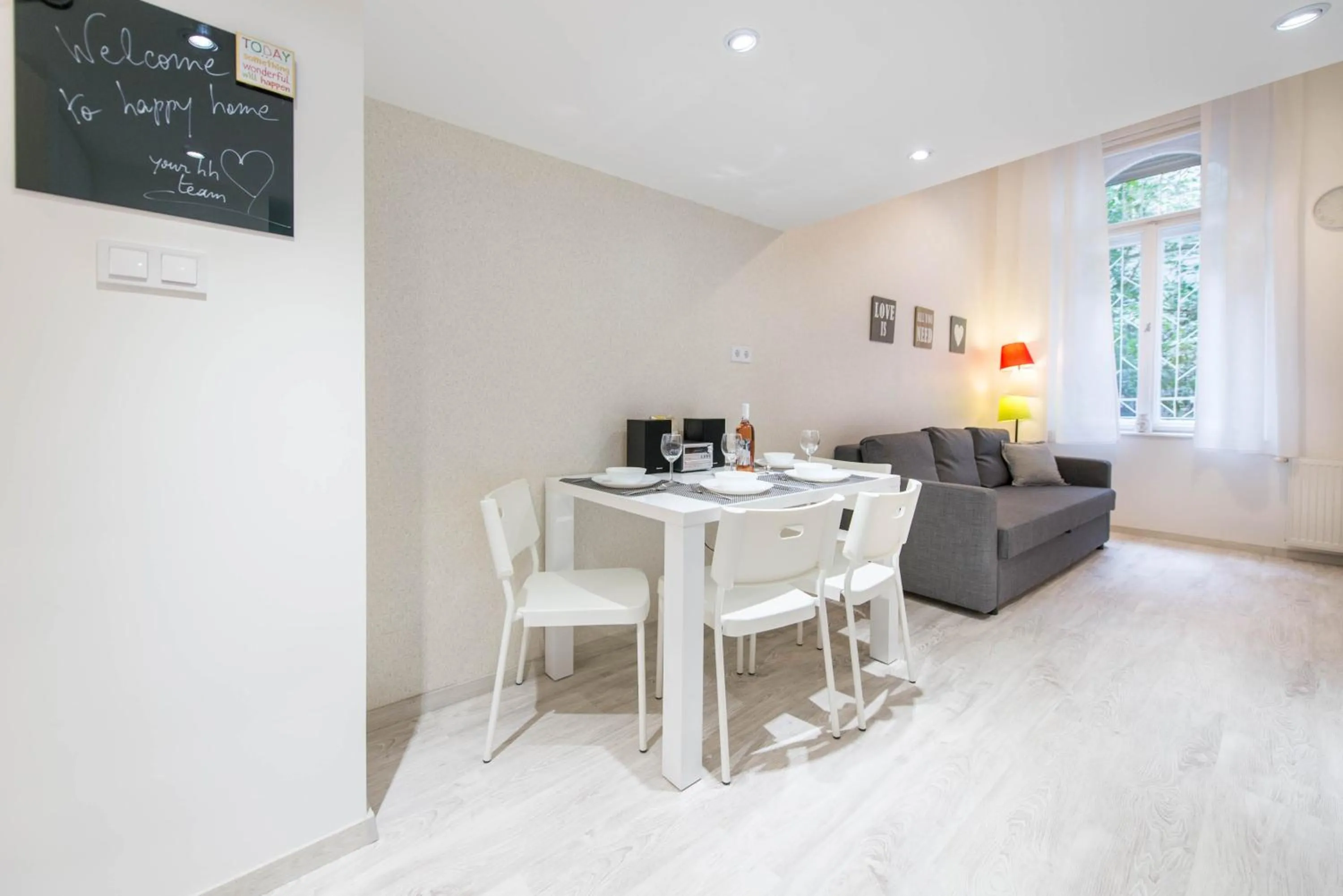 Dining area in happy home JOY