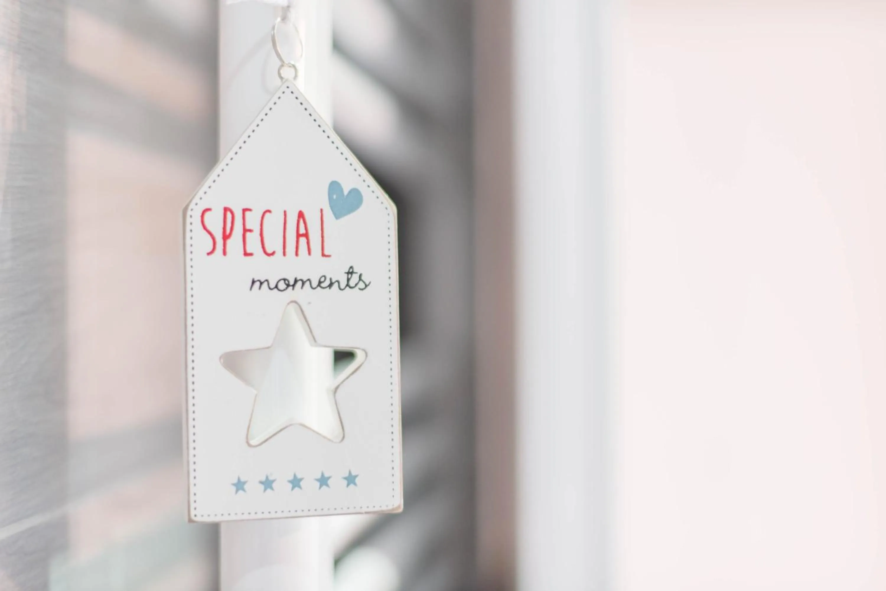 Decorative detail in happy home JOY