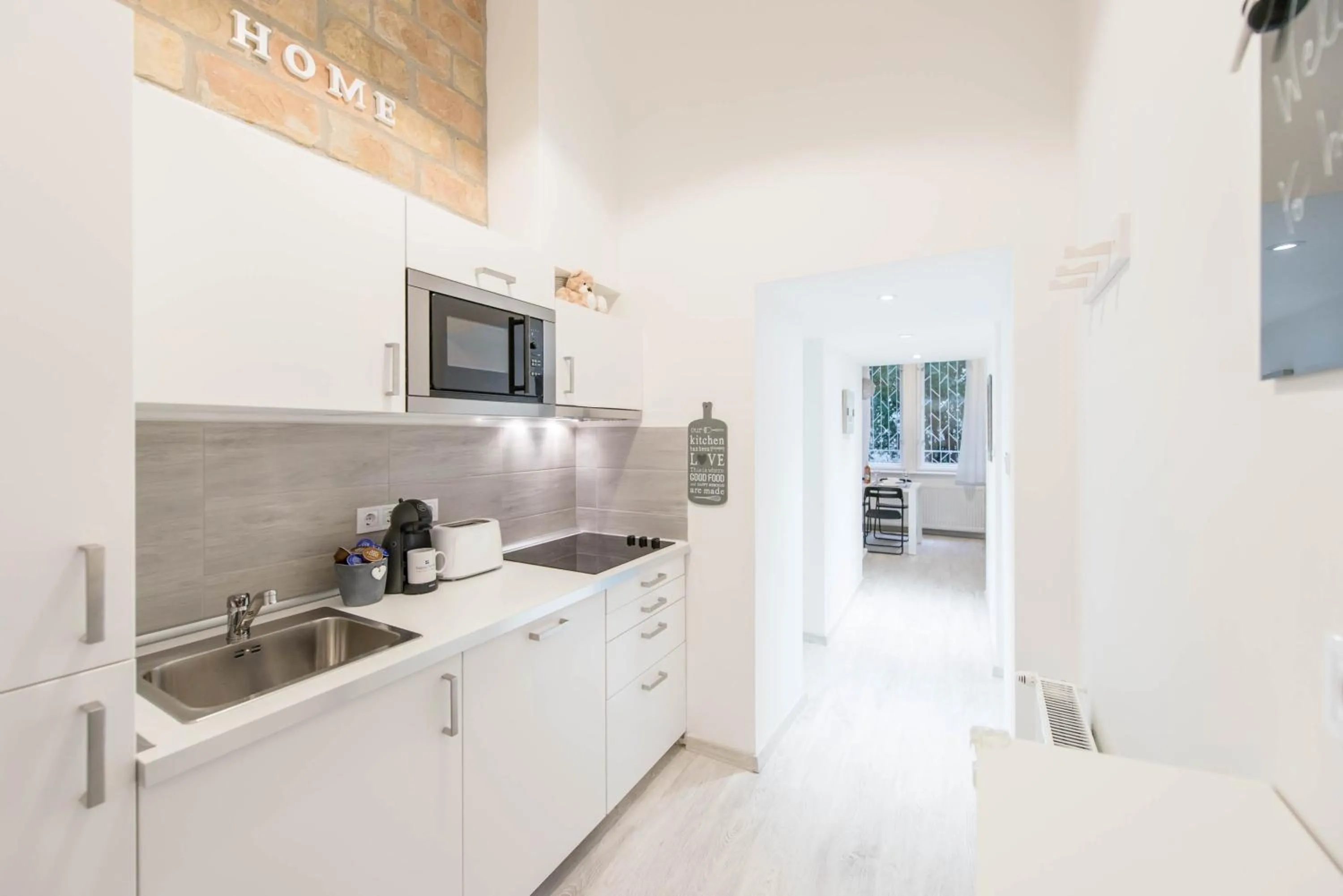 Kitchen or kitchenette in happy home JOY