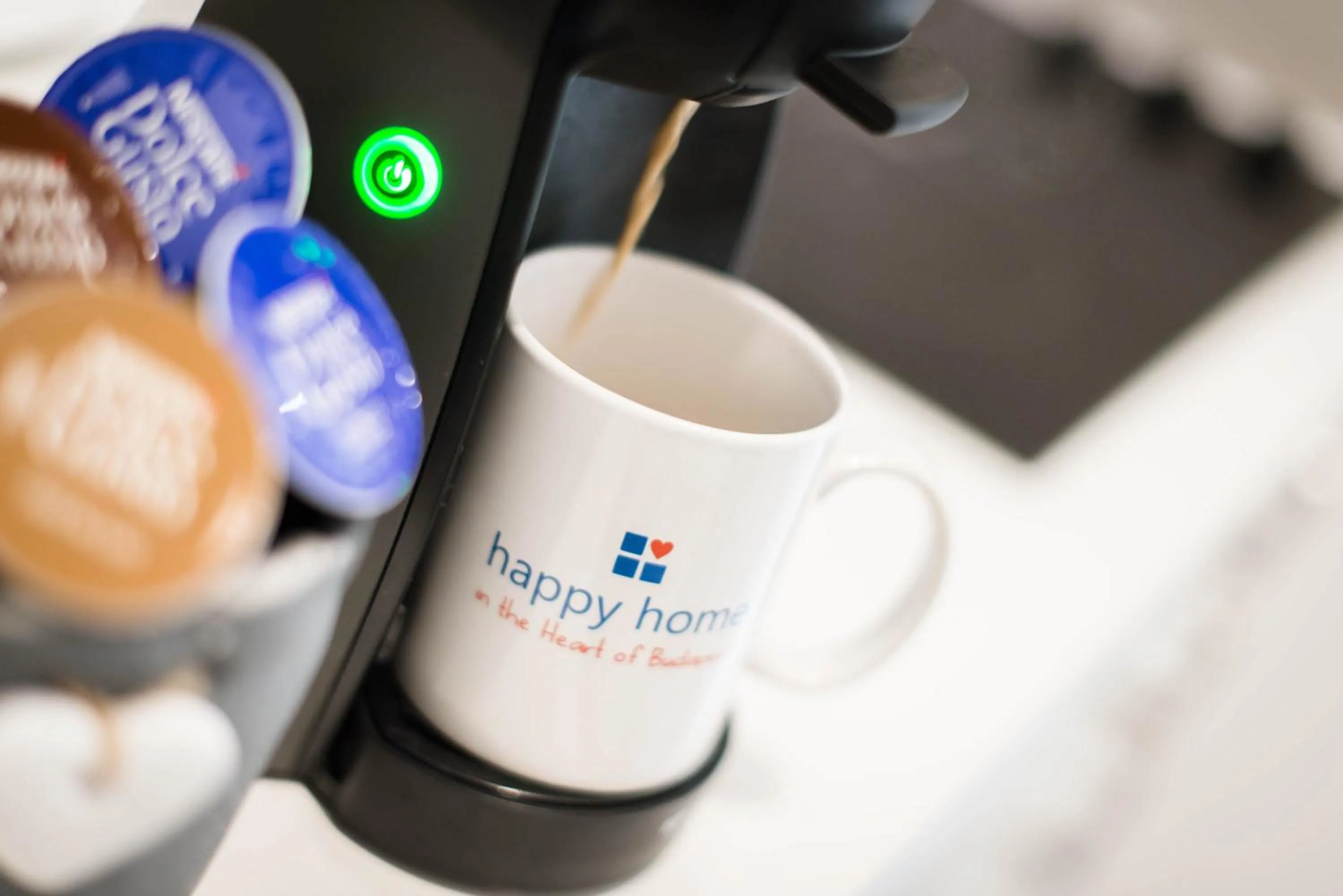 Non alcoholic drinks in happy home JOY